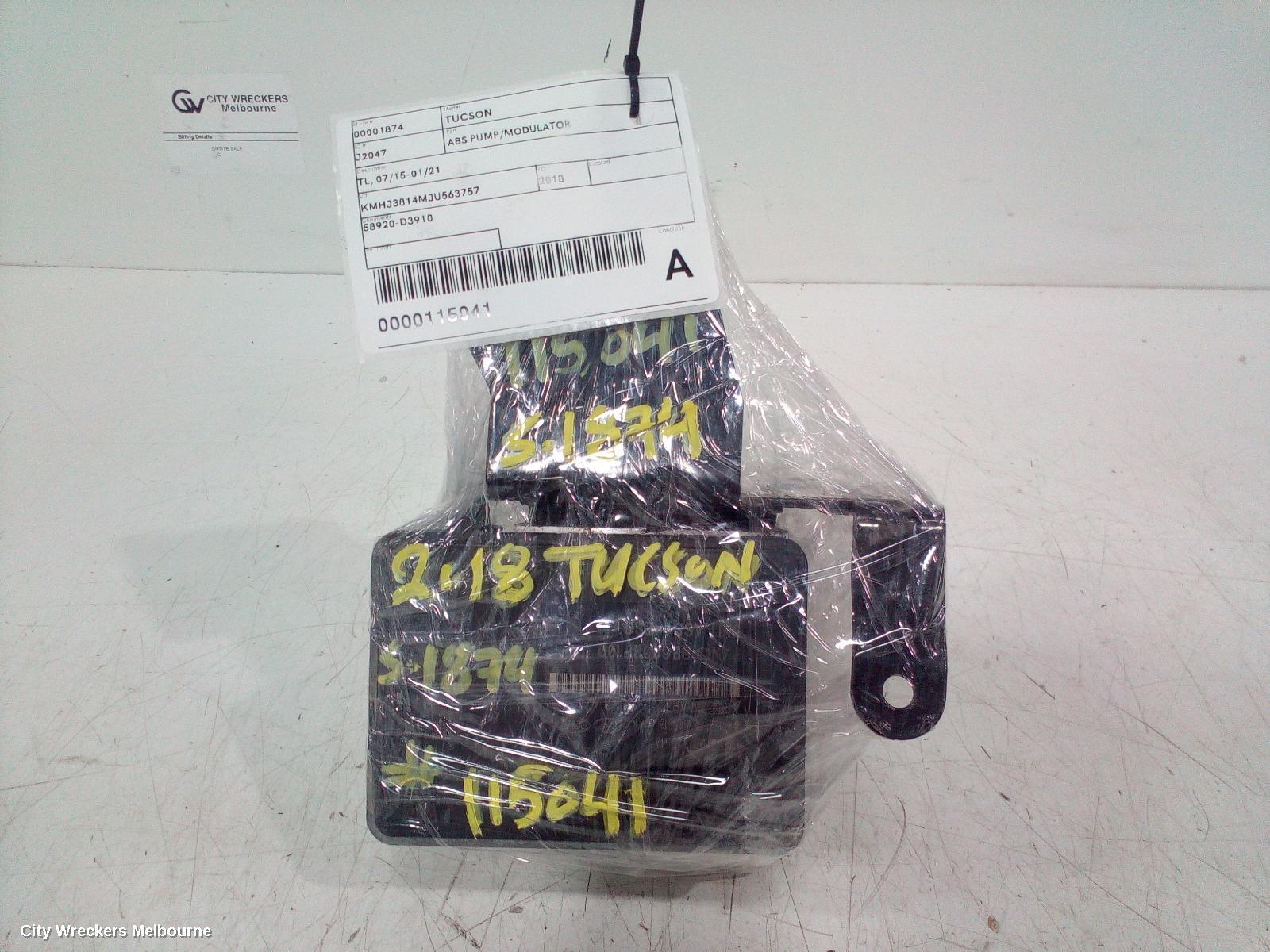 HYUNDAI TUCSON 2018 Abs Pump/Modulator