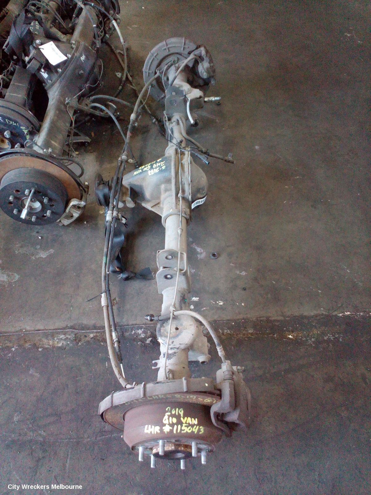 LDV G10 2019 Rear Diff Assembly