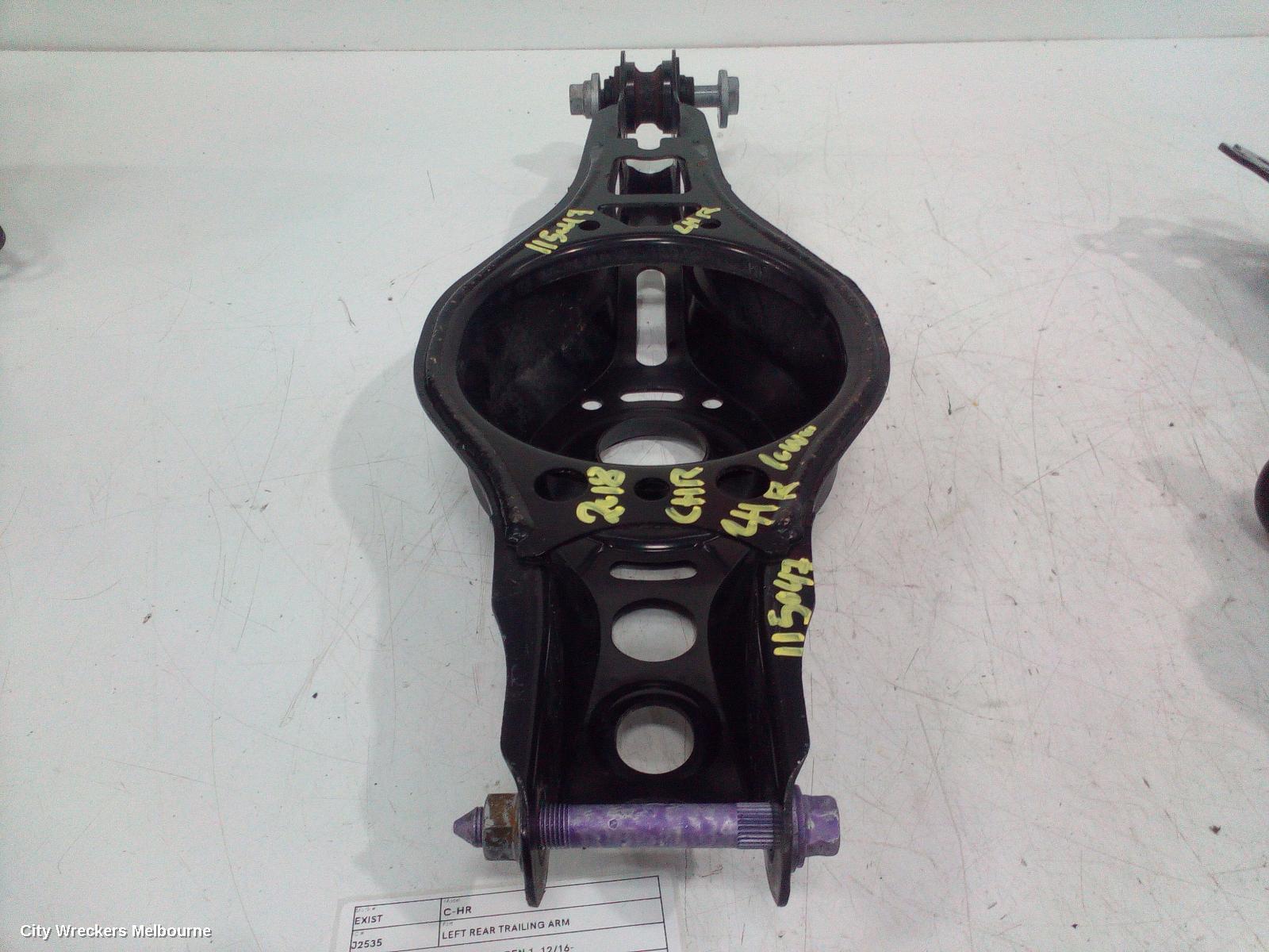 TOYOTA C-HR 2018 Left Rear Trailing Arm