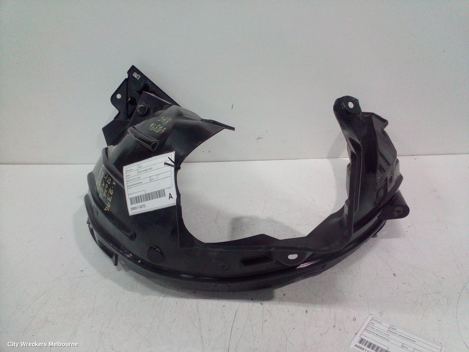 HONDA JAZZ 2016 Right Guard Liner