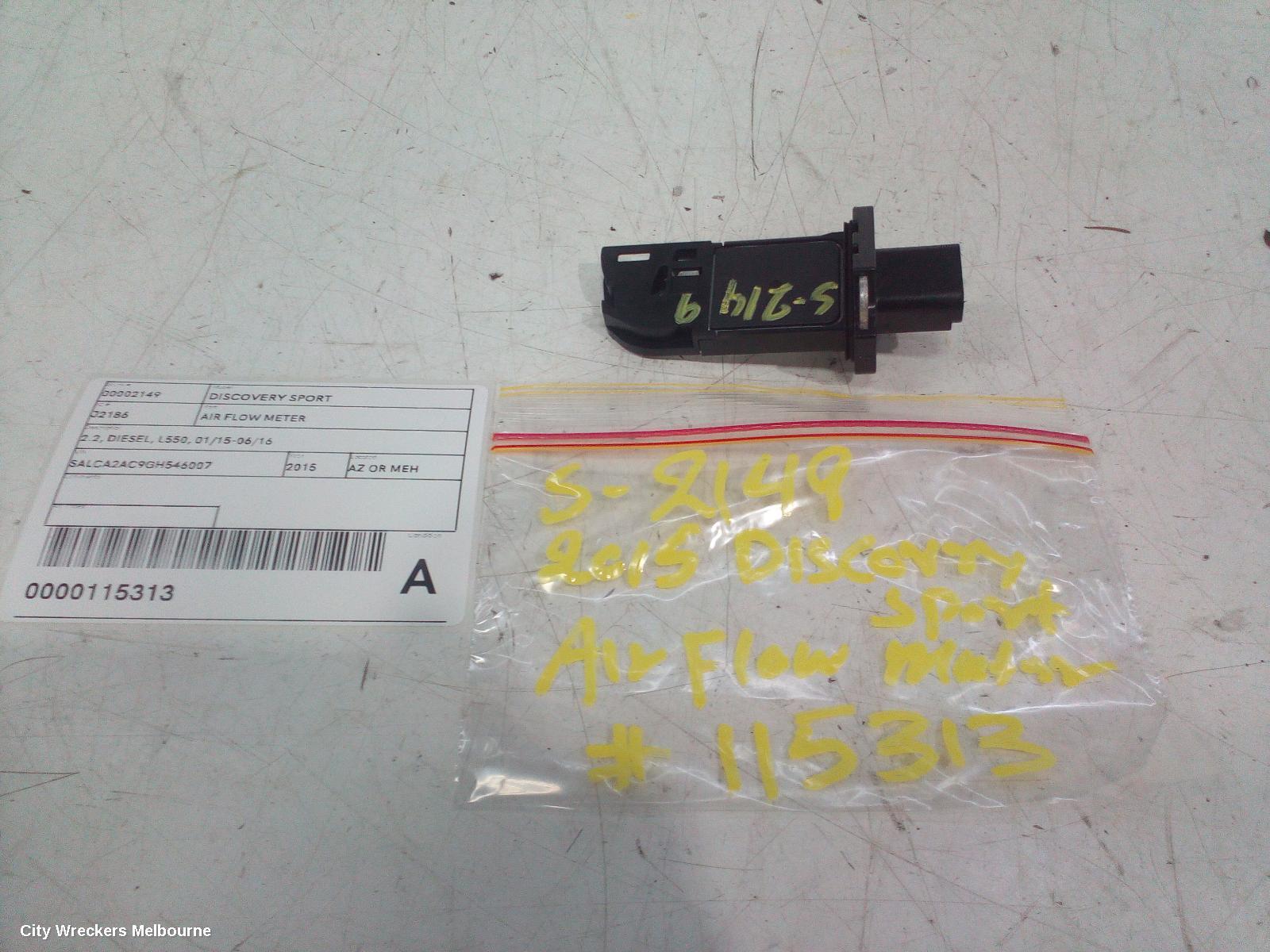 LAND ROVER DISCOVERY SPORT 2015 Air Flow Meter