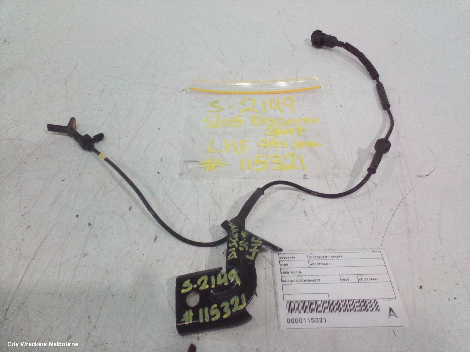 LAND ROVER DISCOVERY SPORT 2015 Abs Sensor