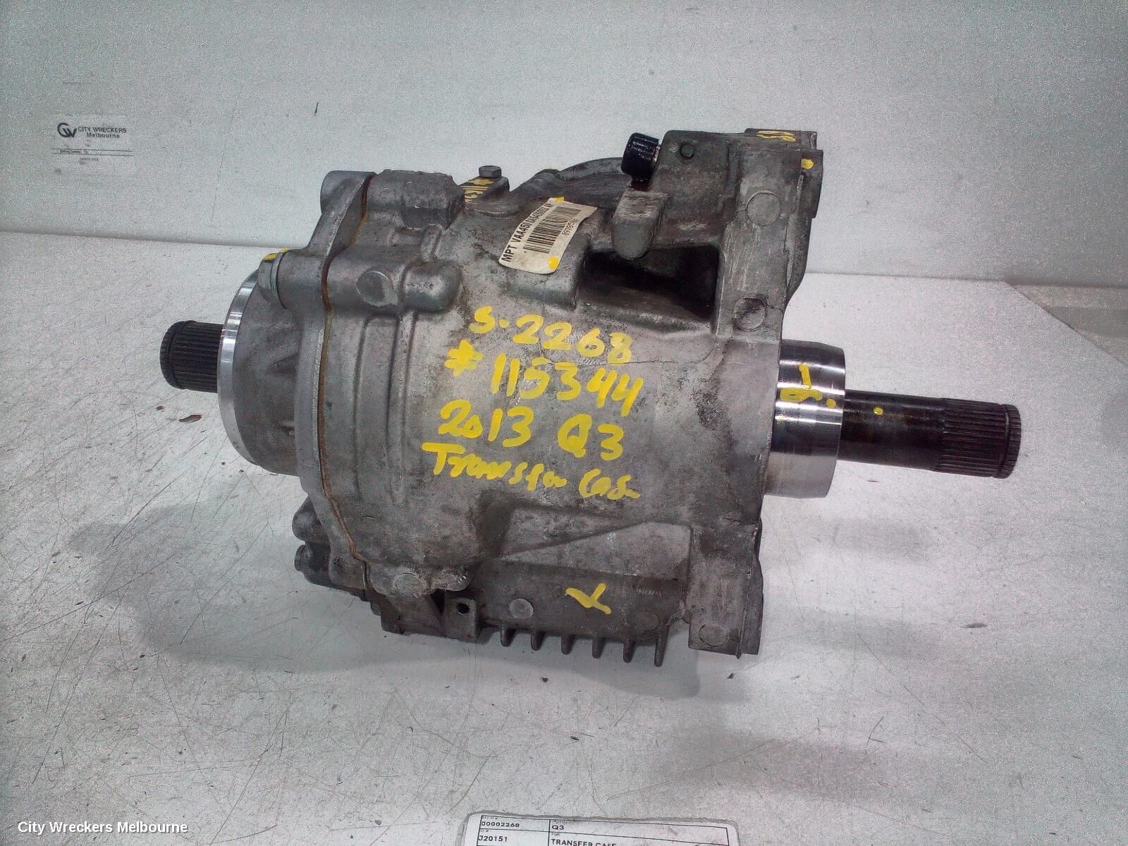 AUDI Q3 2013 Transfer Case