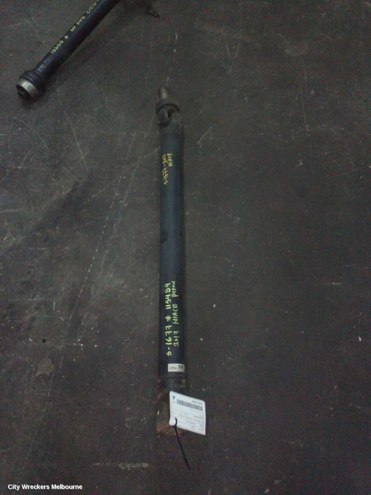 TOYOTA HIACE 2017 Rear Drive Shaft