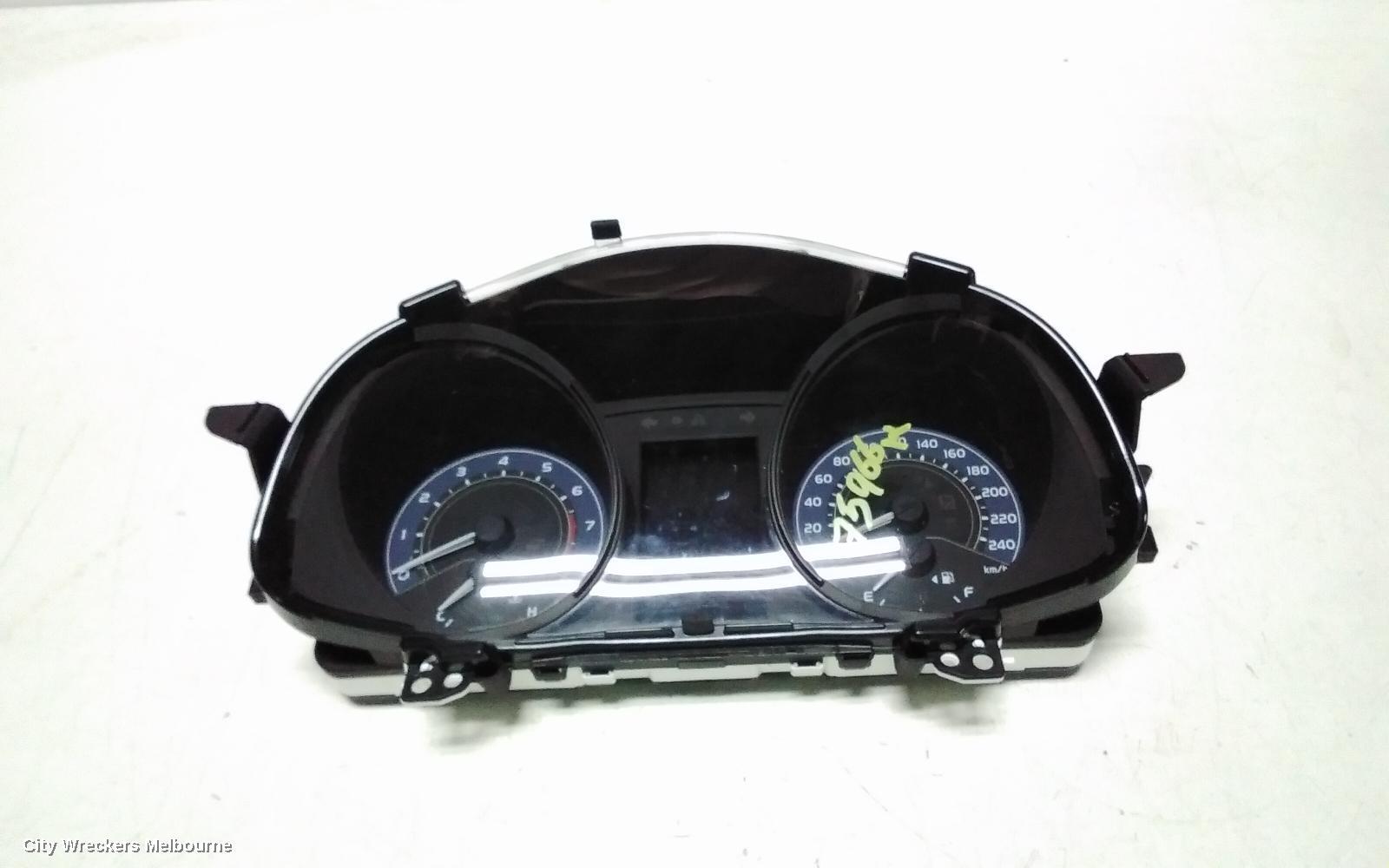 TOYOTA COROLLA 2015 Instrument Cluster