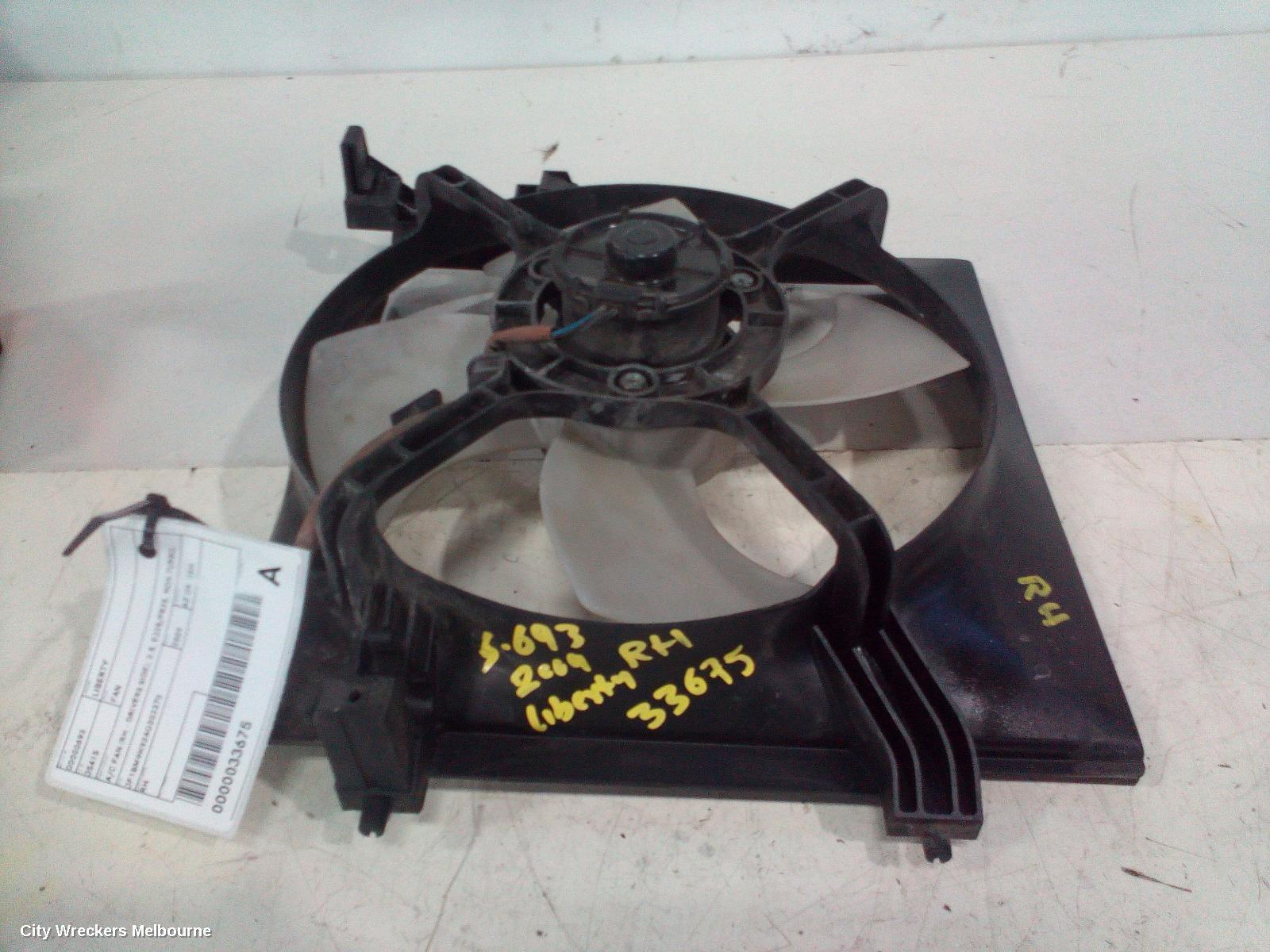 SUBARU LIBERTY 2009 Fan