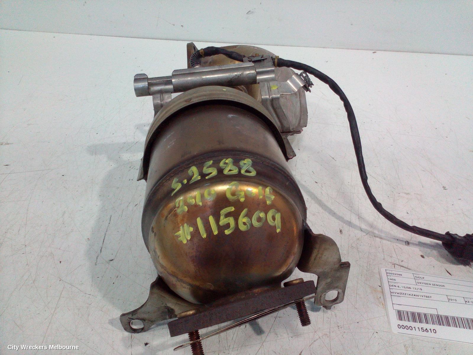 VOLKSWAGEN GOLF 2010 Catalytic Converter