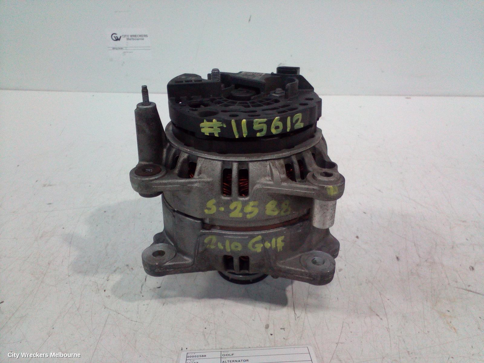 VOLKSWAGEN GOLF 2010 Alternator