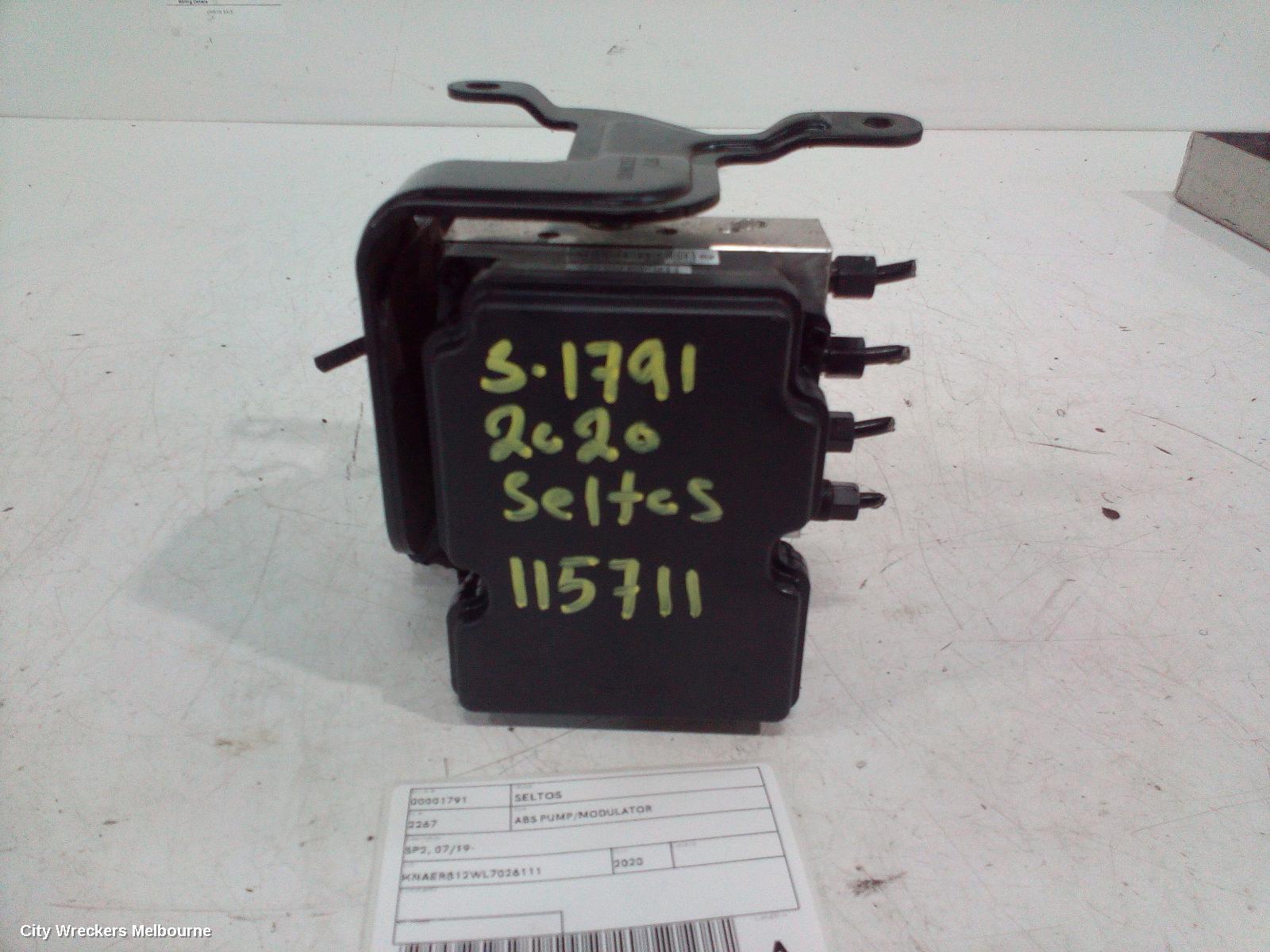 KIA SELTOS 2020 Abs Pump/Modulator