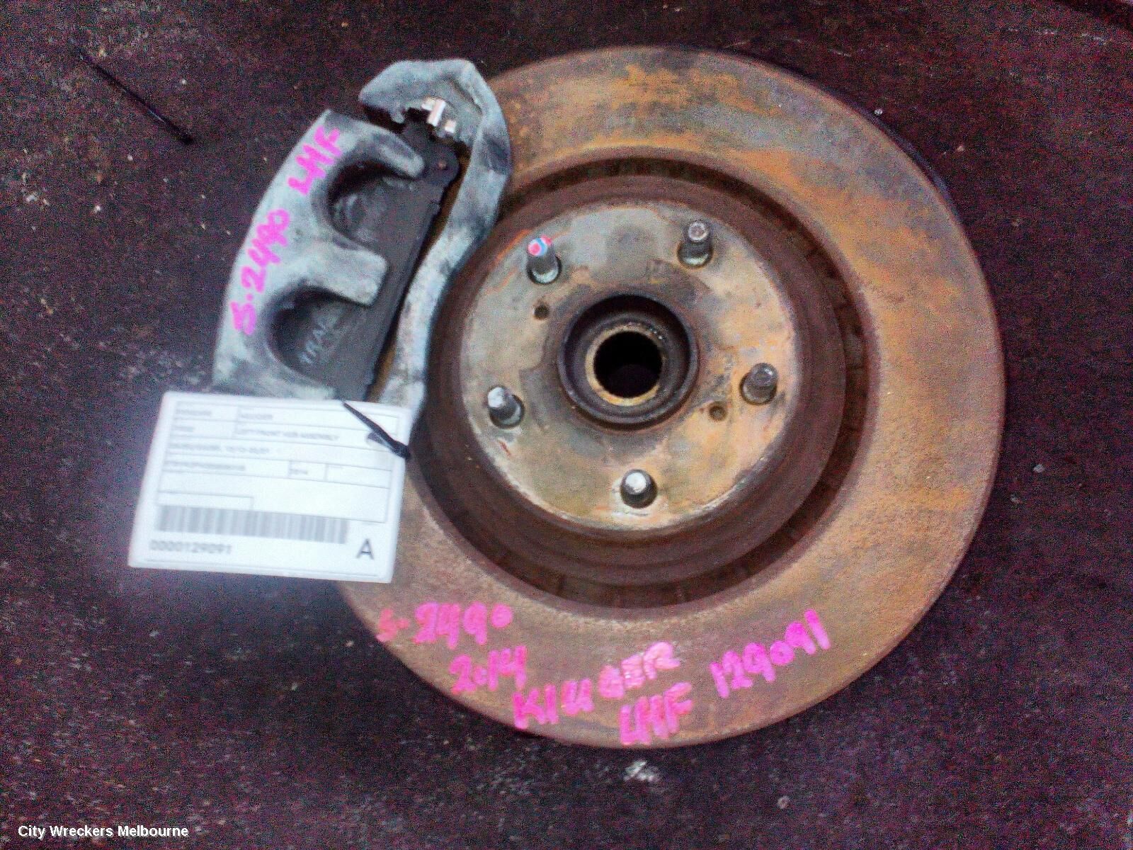 TOYOTA KLUGER 2014 Left Front Hub Assembly