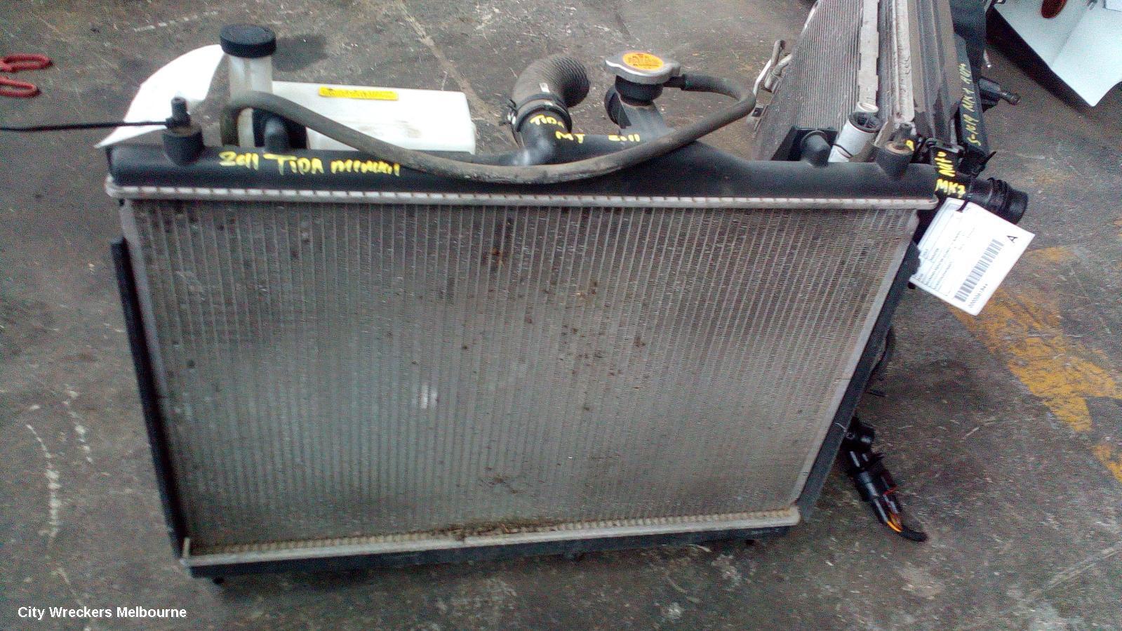 NISSAN TIIDA 2011 Radiator