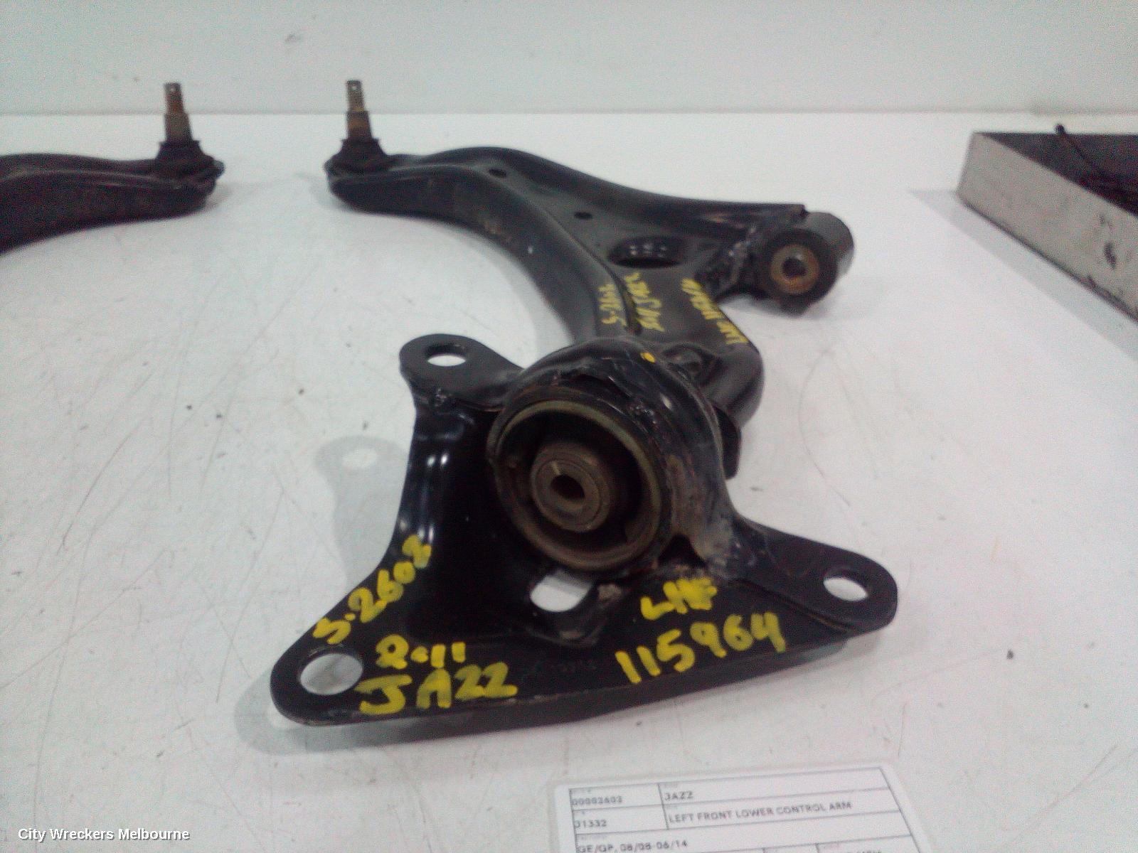 HONDA JAZZ 2011 Left Front Lower Control Arm