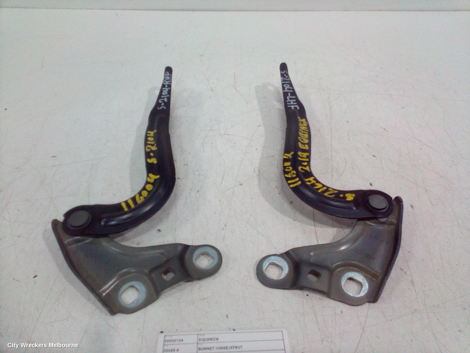 HOLDEN EQUINOX 2019 Bonnet Hinge/Strut