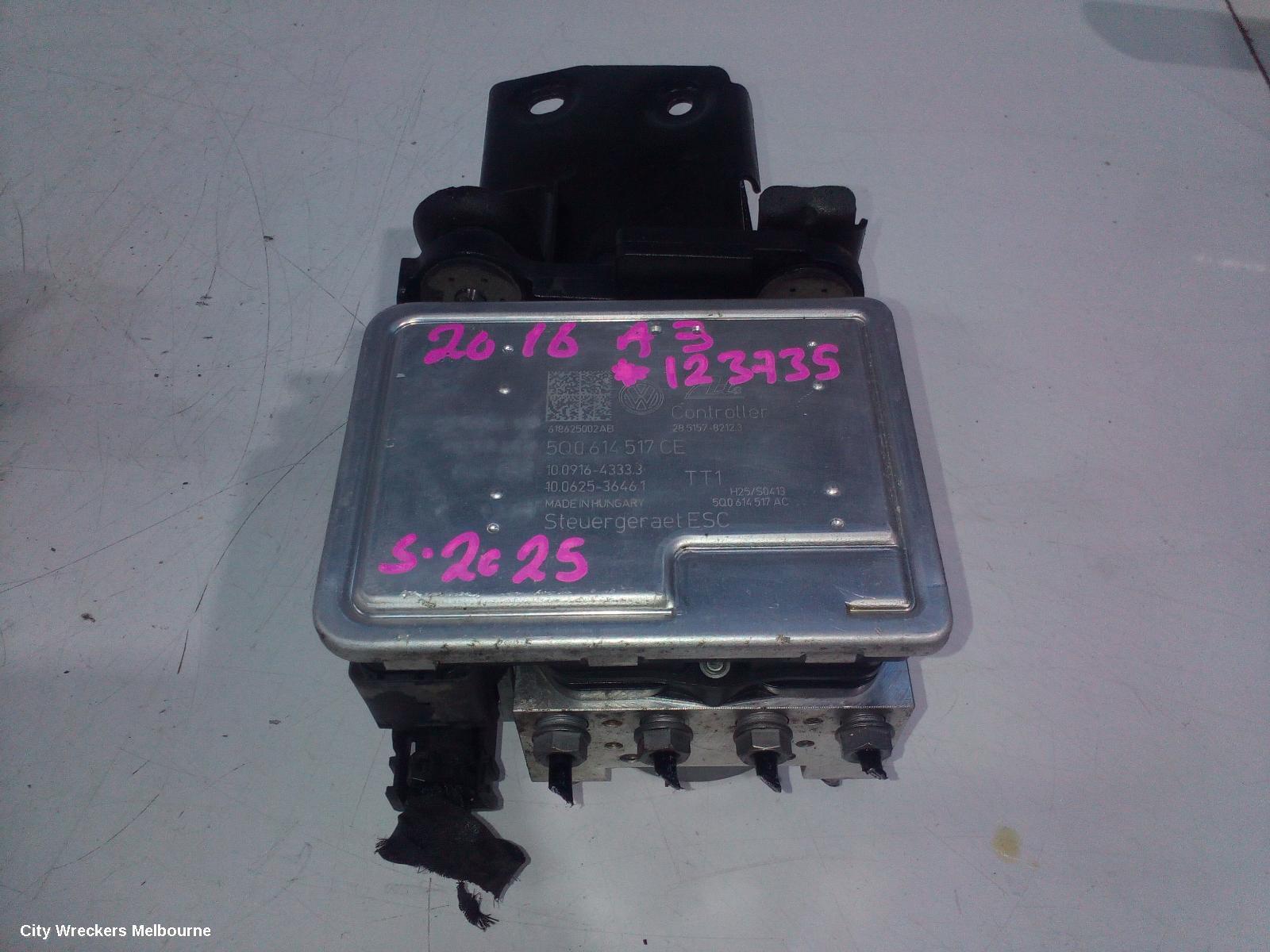 AUDI A3 2016 Abs Pump/Modulator