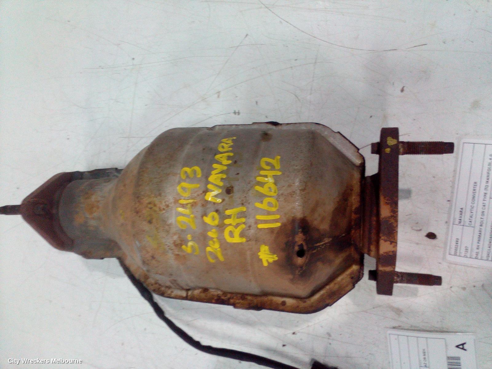 NISSAN NAVARA 2006 Catalytic Converter