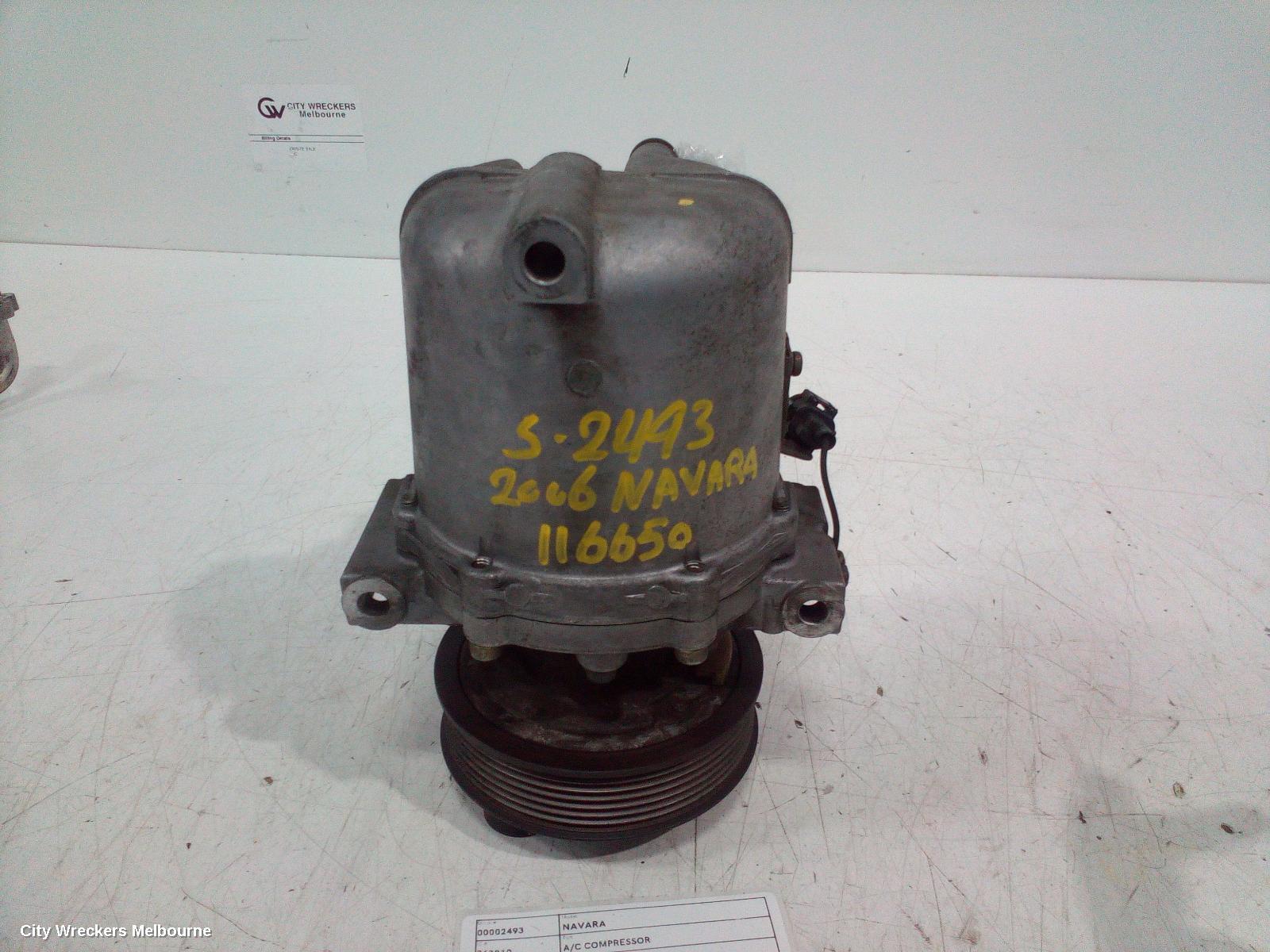 NISSAN NAVARA 2006 A/C Compressor
