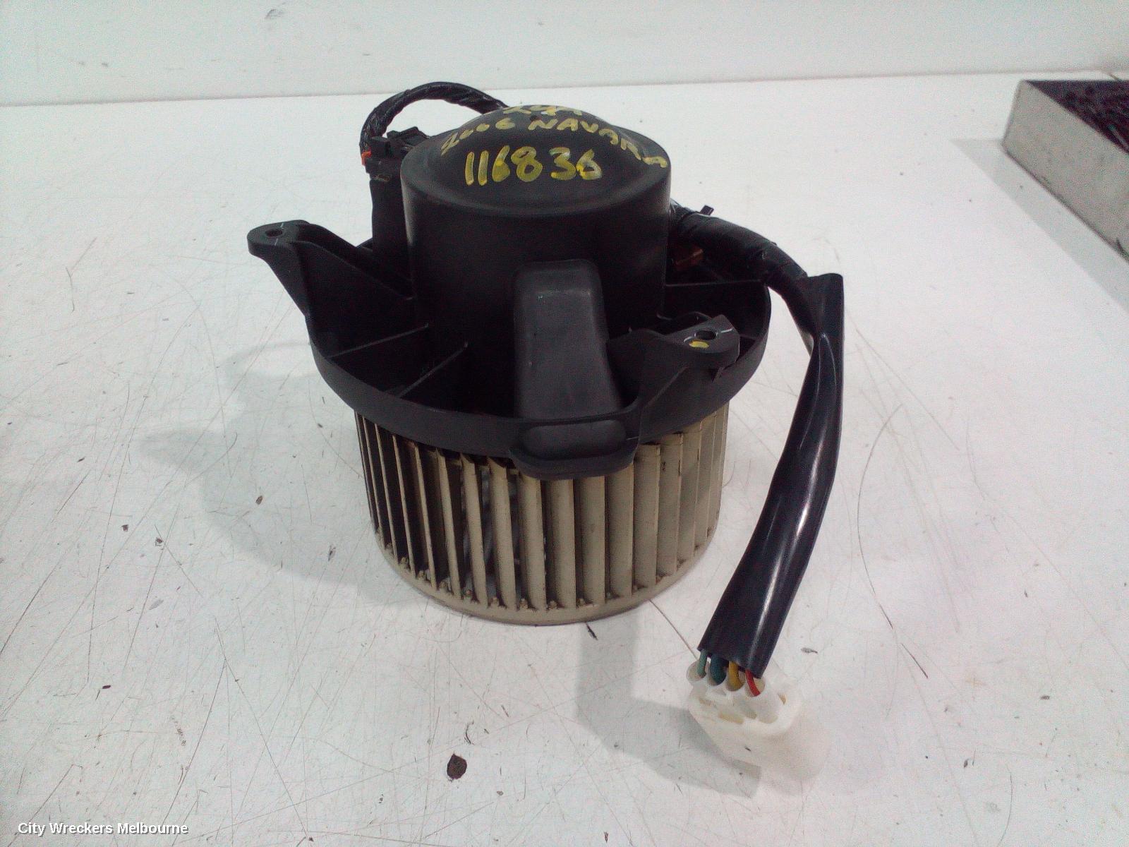 NISSAN NAVARA 2006 Heater Fan Motor