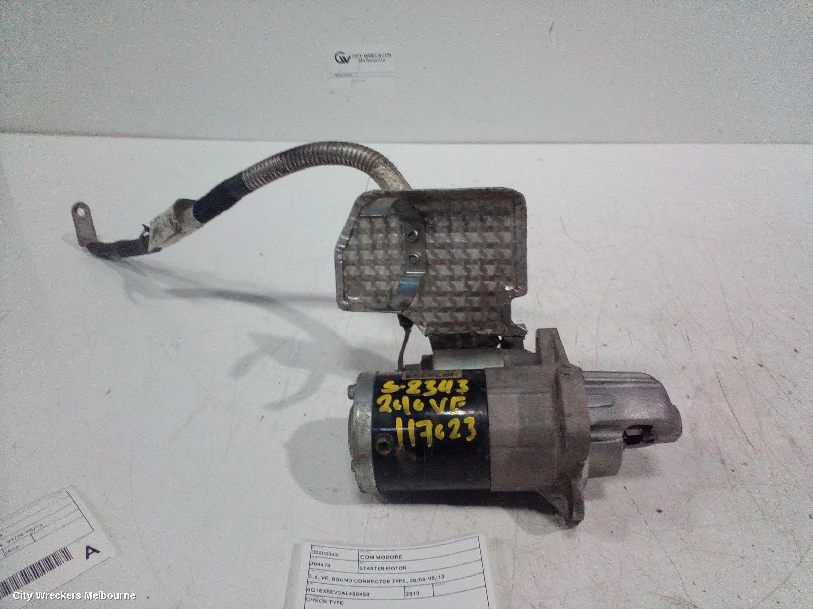 HOLDEN COMMODORE 2010 Starter