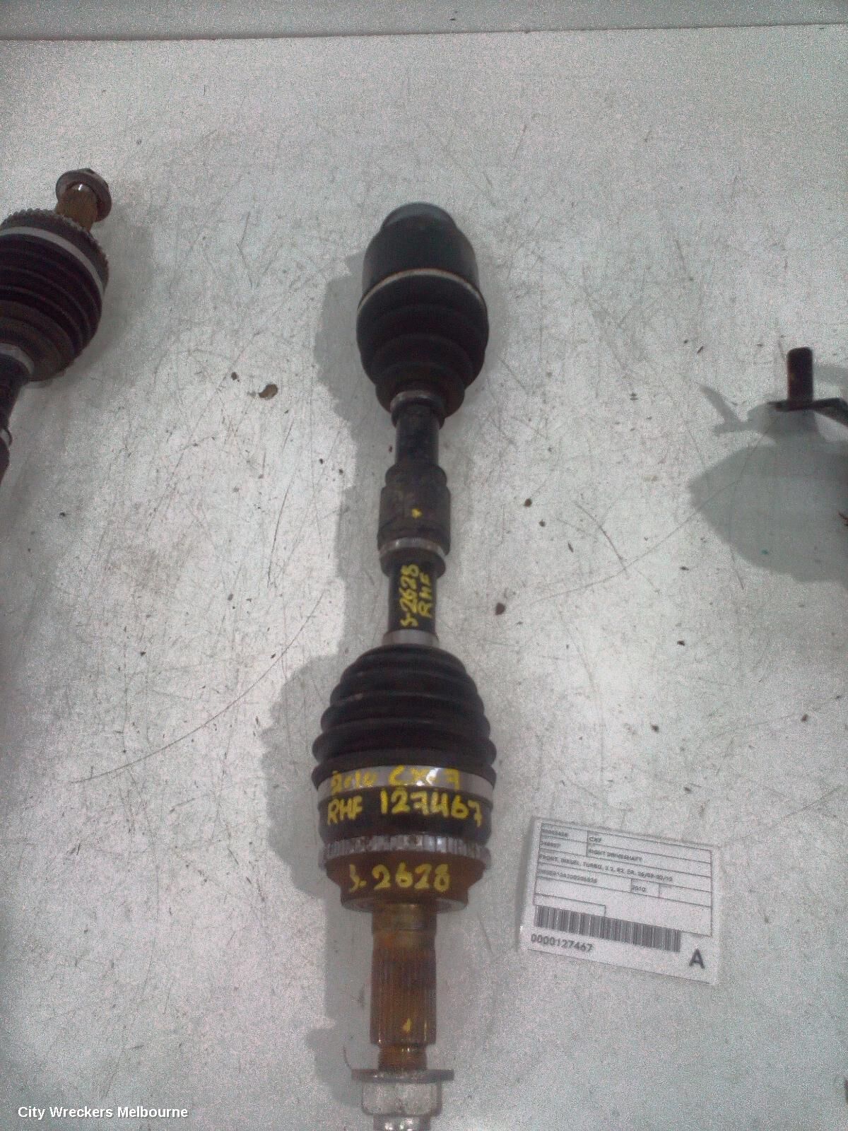 MAZDA CX7 2010 Right Driveshaft