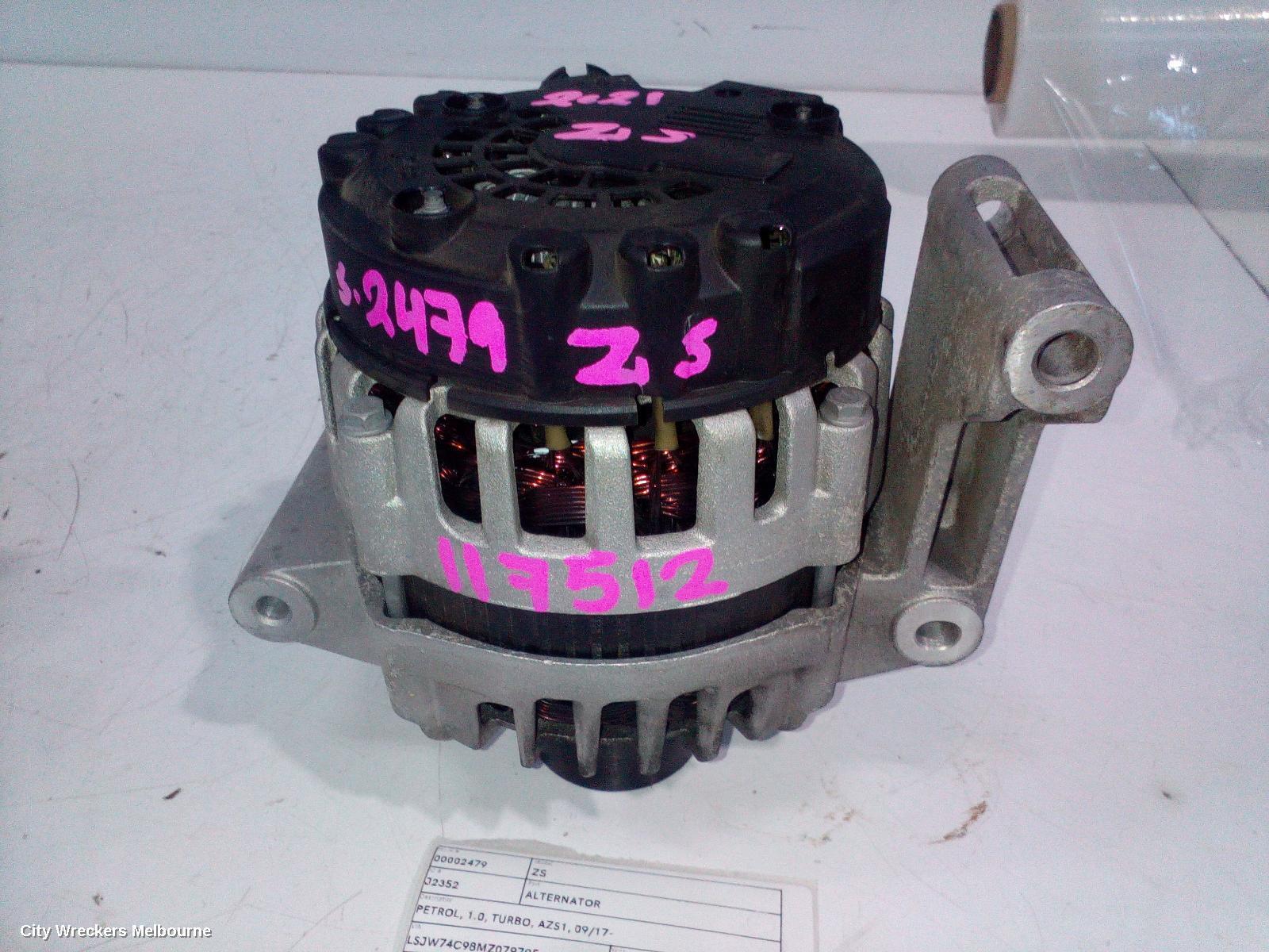 MG ZS 2021 Alternator