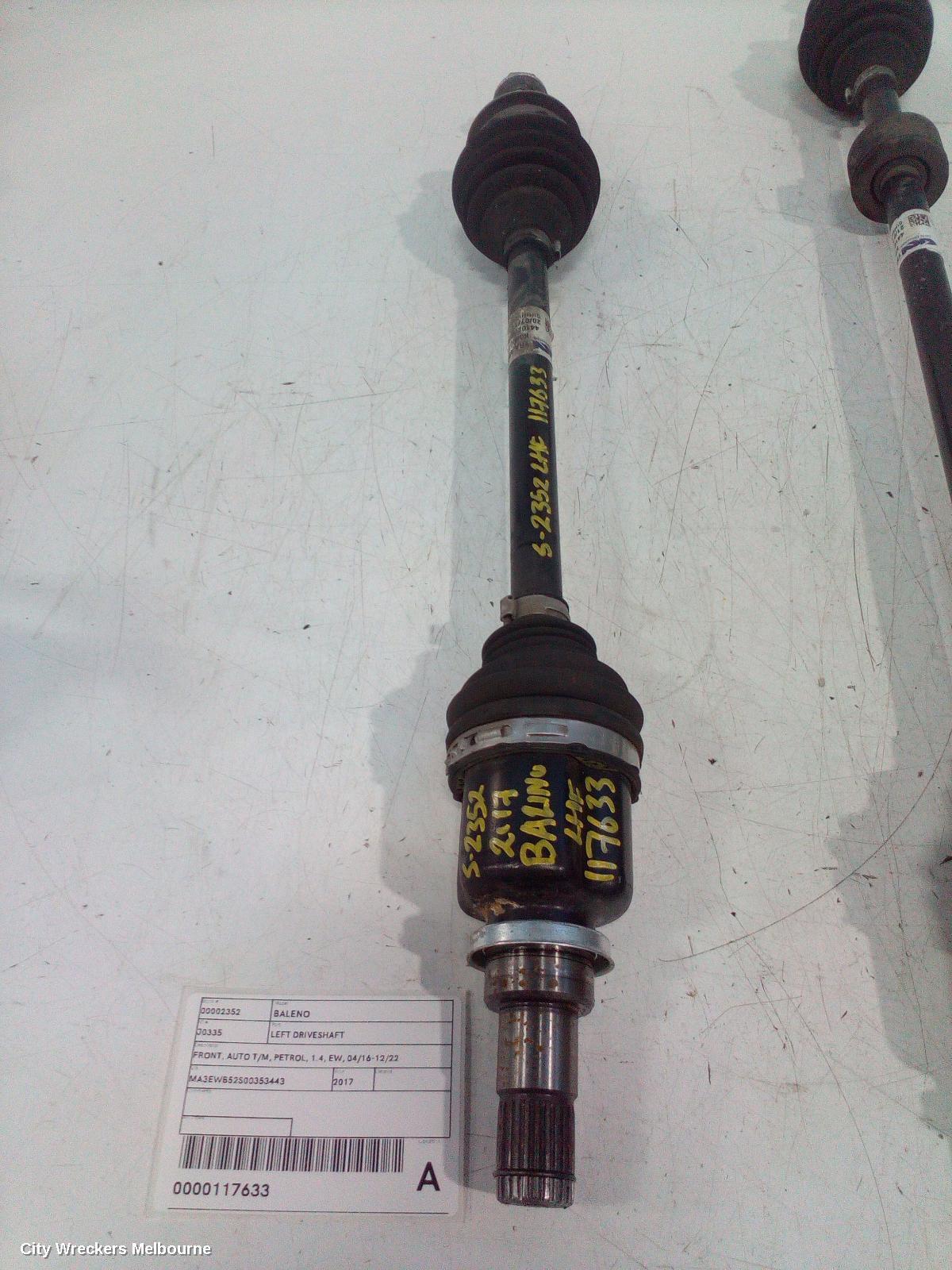SUZUKI BALENO 2017 Left Driveshaft
