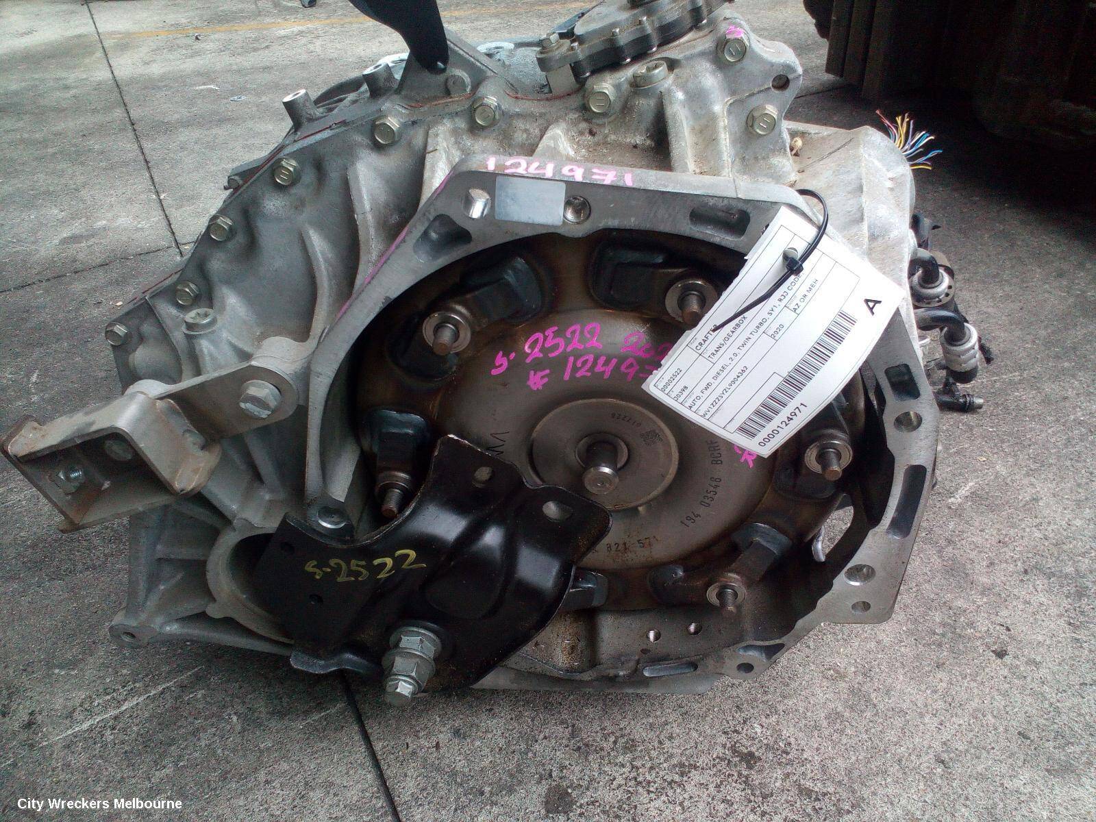 VOLKSWAGEN CRAFTER 2020 Trans/Gearbox
