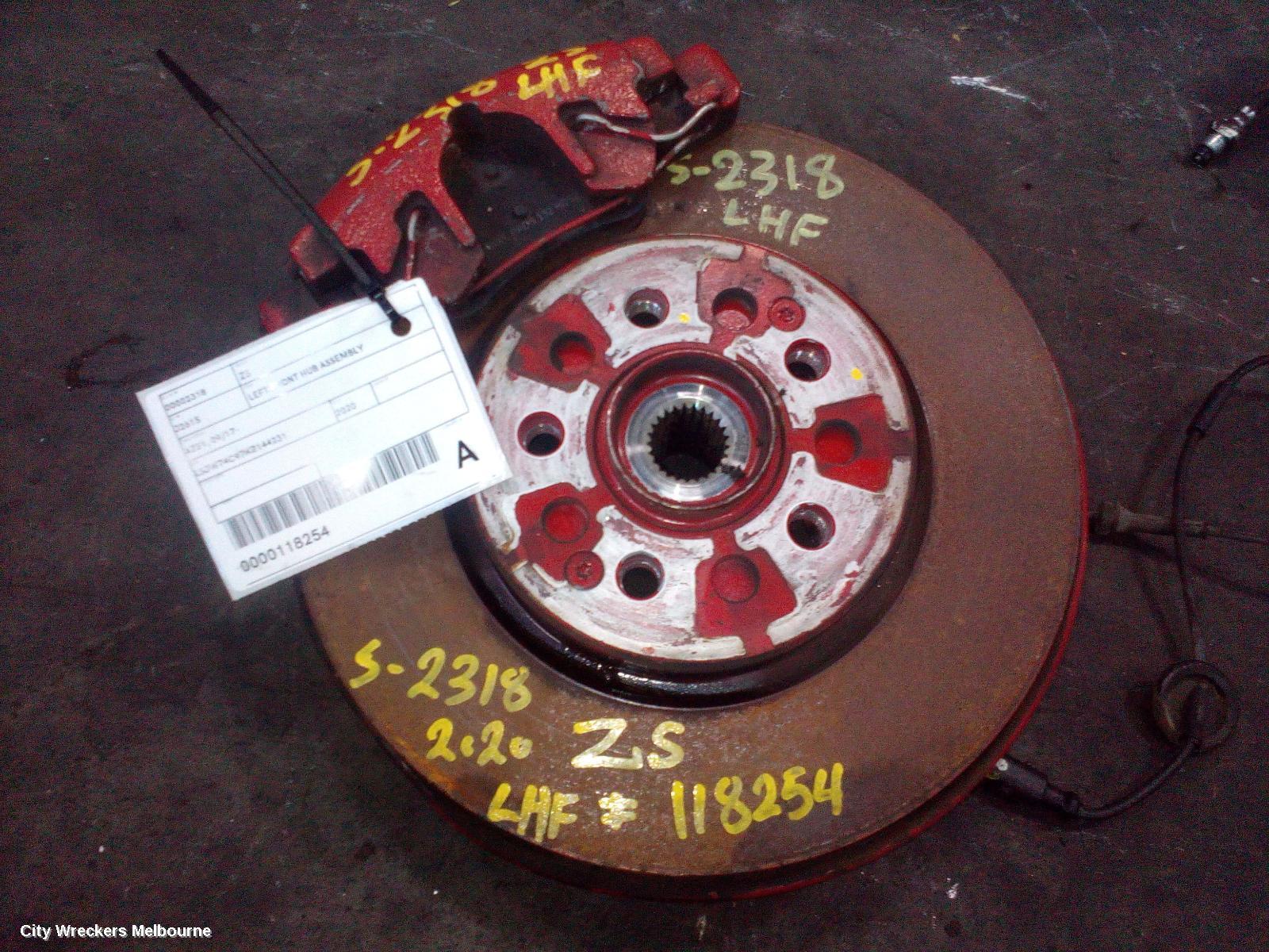 MG ZS 2020 Left Front Hub Assembly