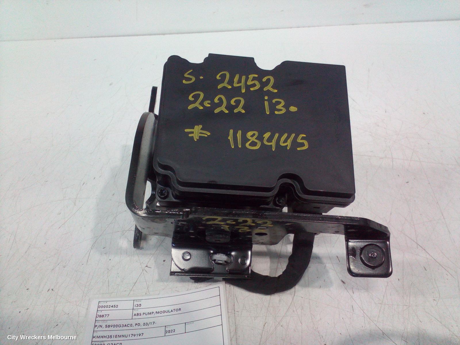 HYUNDAI I30 2022 Abs Pump/Modulator
