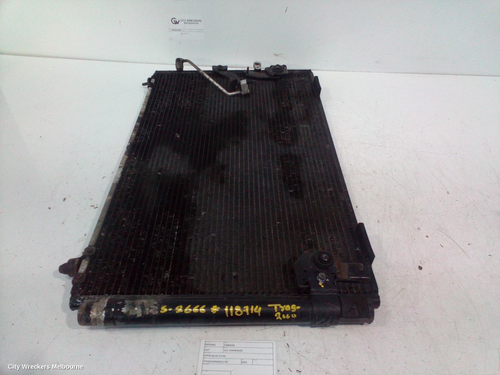 TOYOTA TARAGO 2000 A/C Condenser