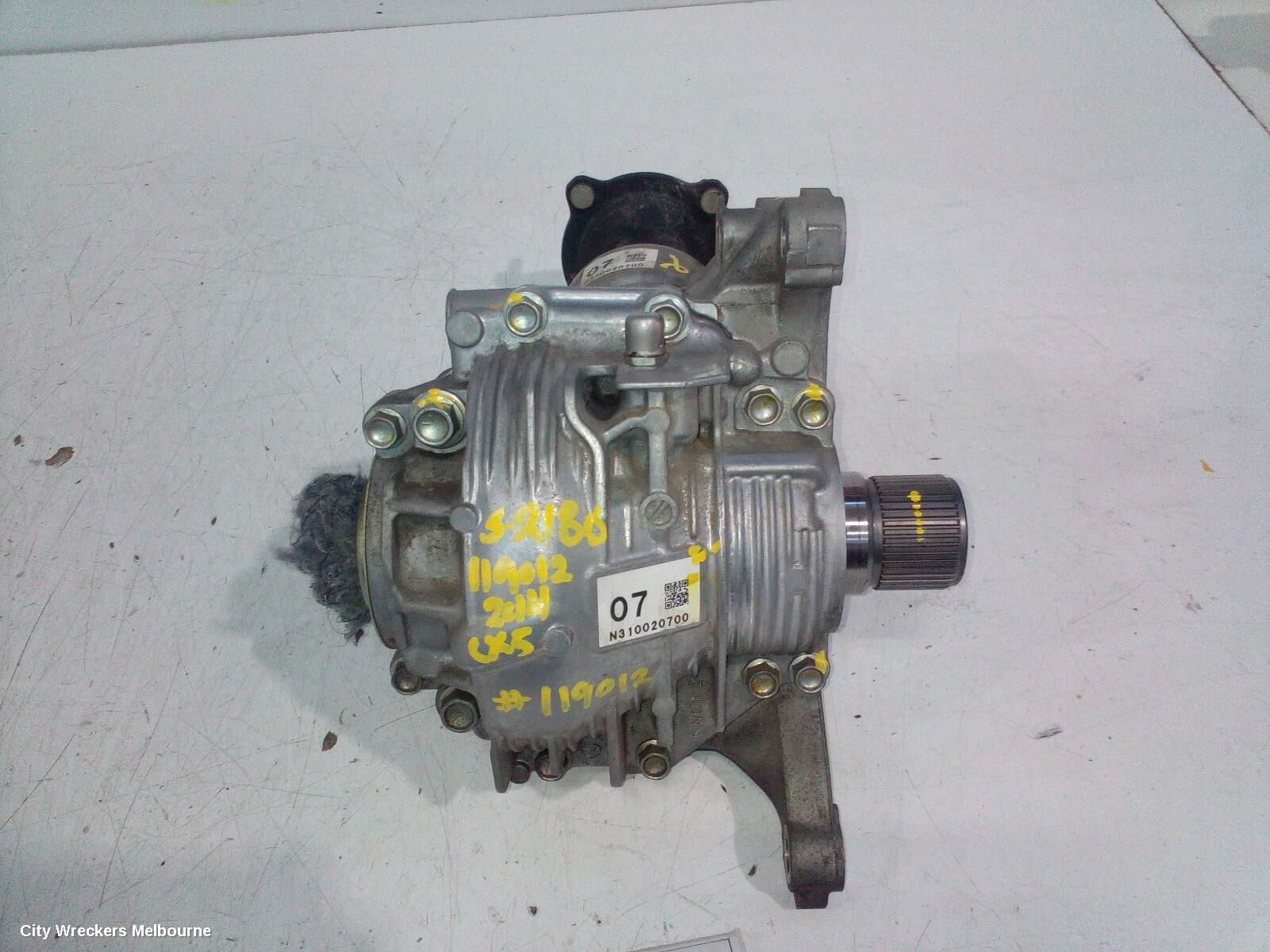 MAZDA CX5 2014 Transfer Case