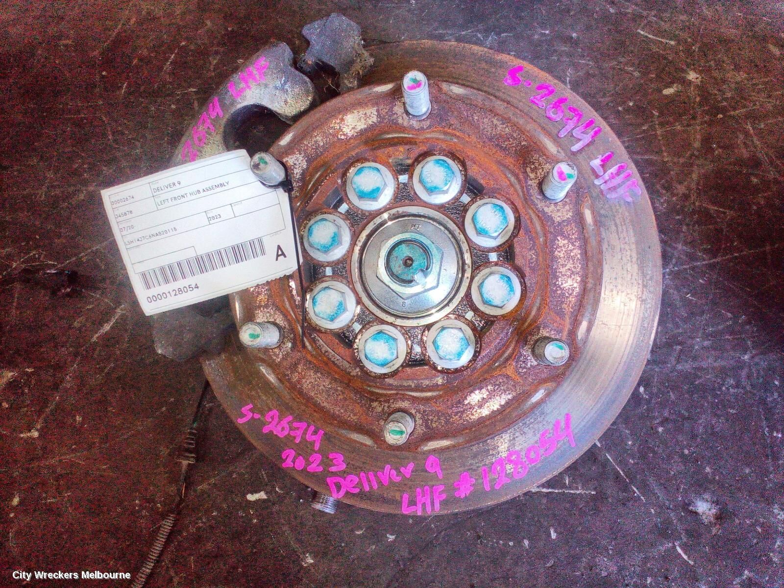 LDV DELIVER 9 2023 Left Front Hub Assembly