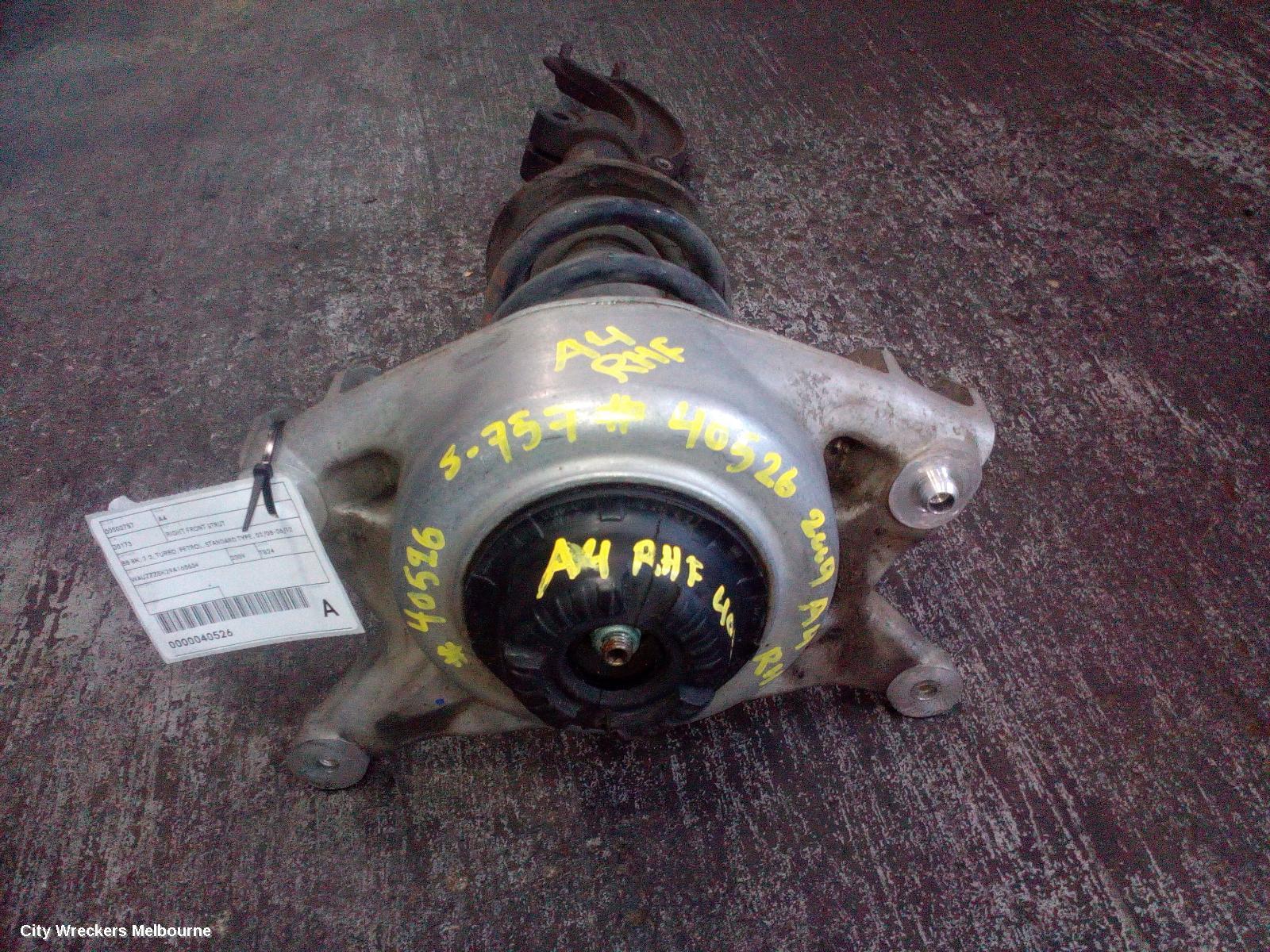 AUDI A4 2009 Right Front Strut