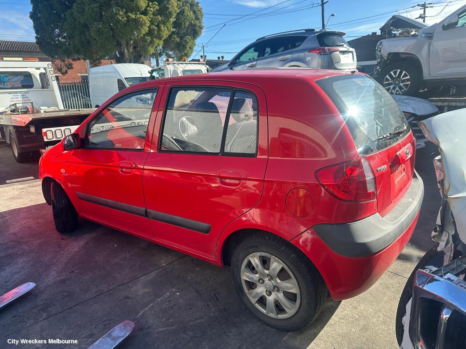 HYUNDAI GETZ 2008 Rear Bumper