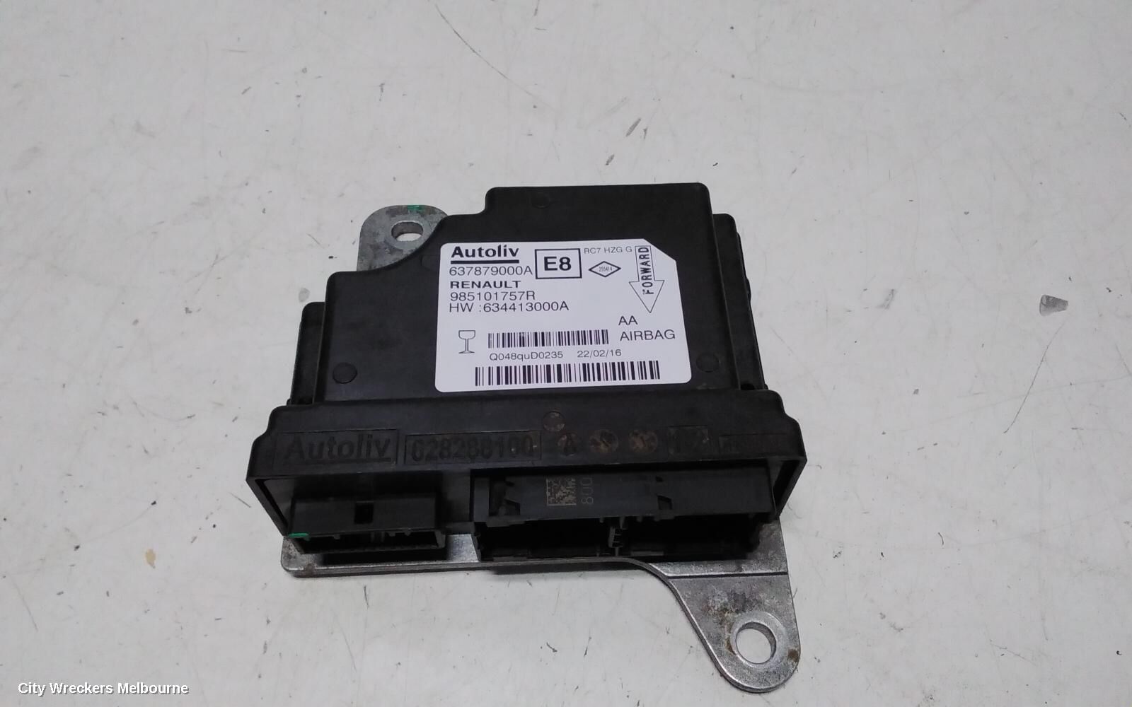 RENAULT KALEOS 2016 Airbag Module/Sensor