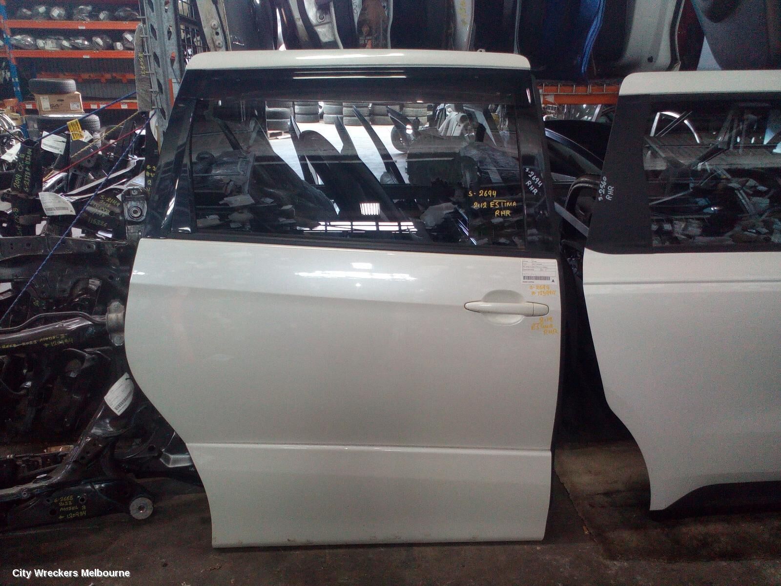 TOYOTA ESTIMA 2012 RIGHT_REAR_DOOR_SLIDING