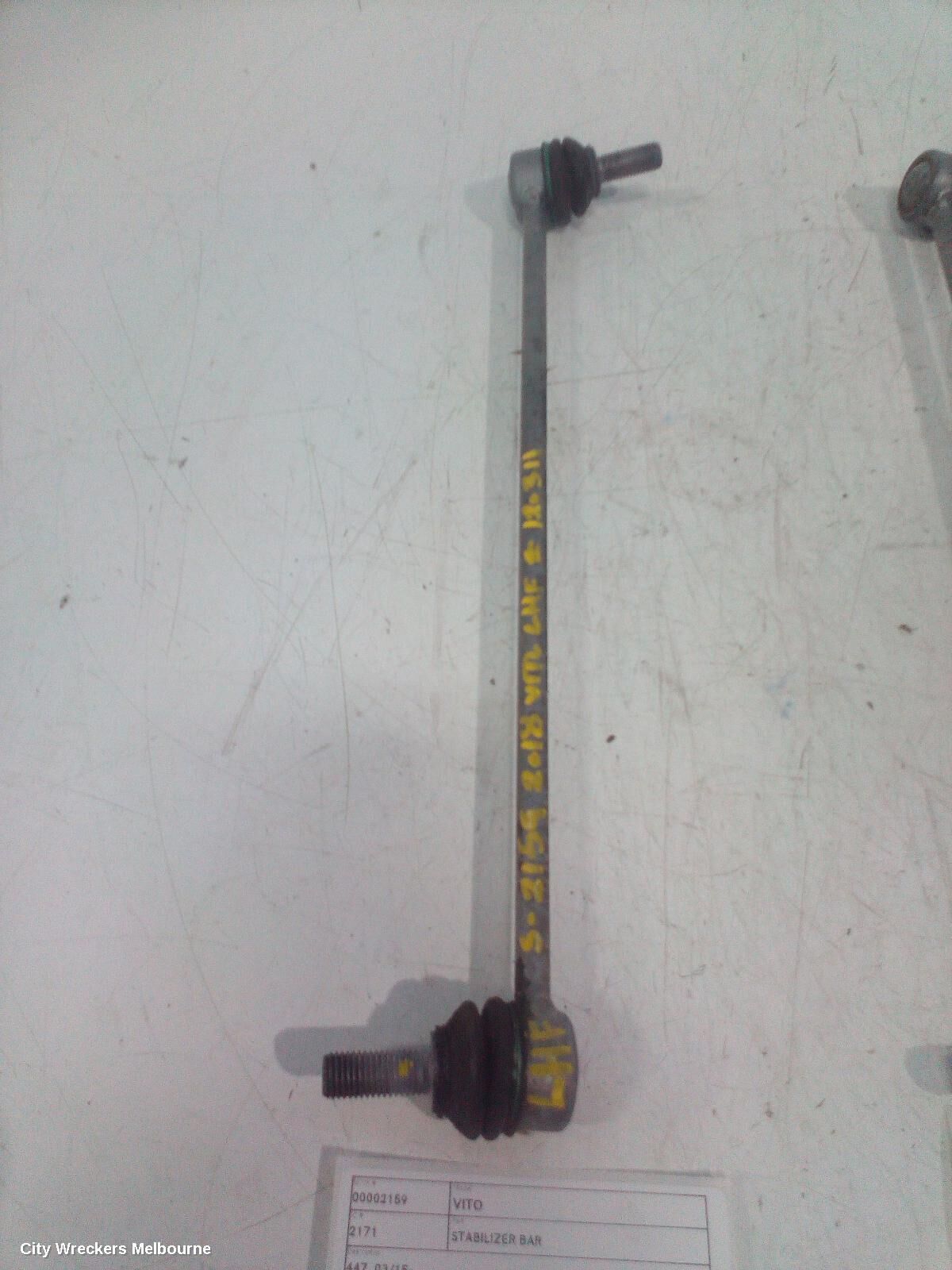 MERCEDES VITO 2018 Stabiliser Bar