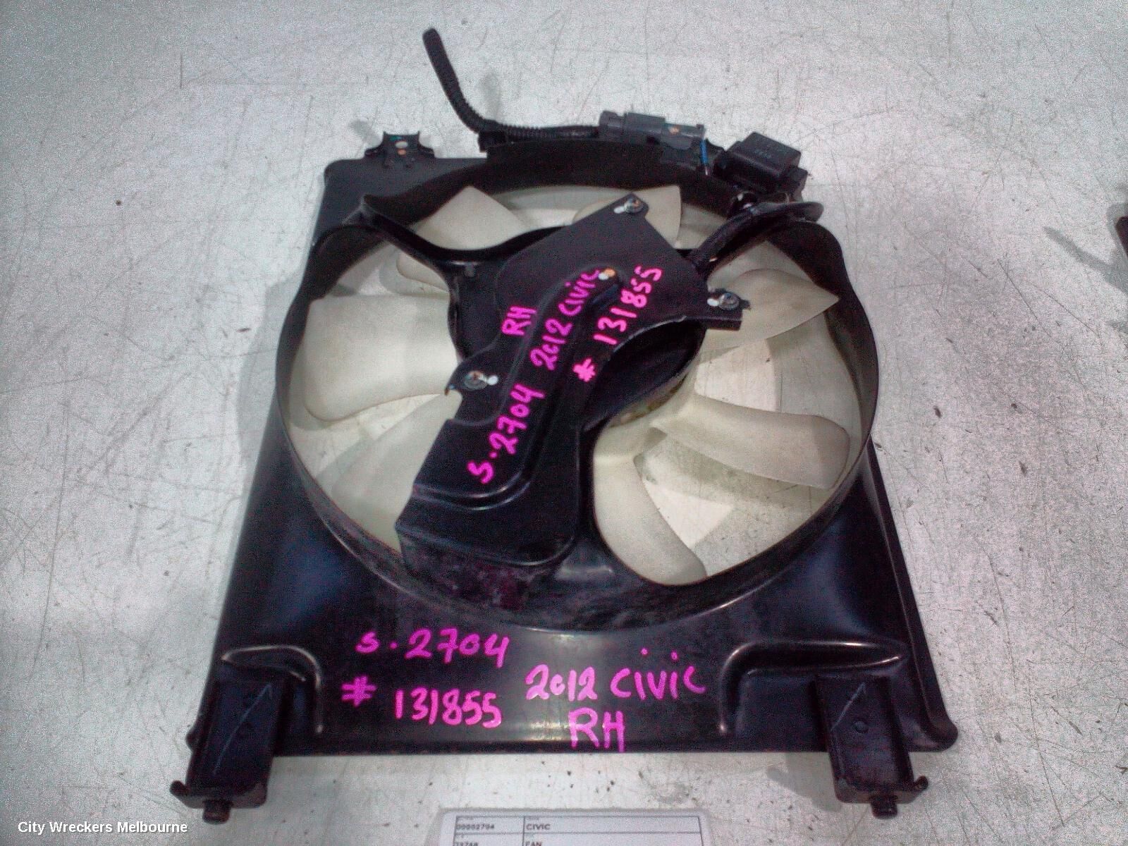 HONDA CIVIC 2010 Fan