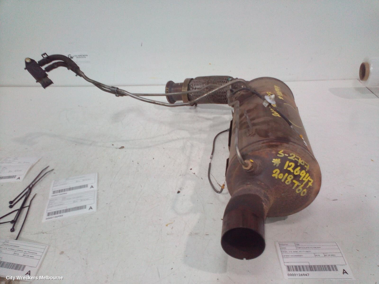 LDV T60 2018 Particulate Filter/Dpf