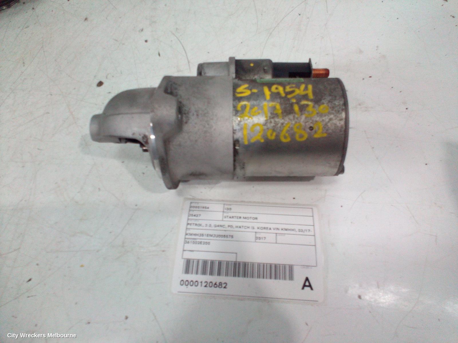 HYUNDAI I30 2017 Starter