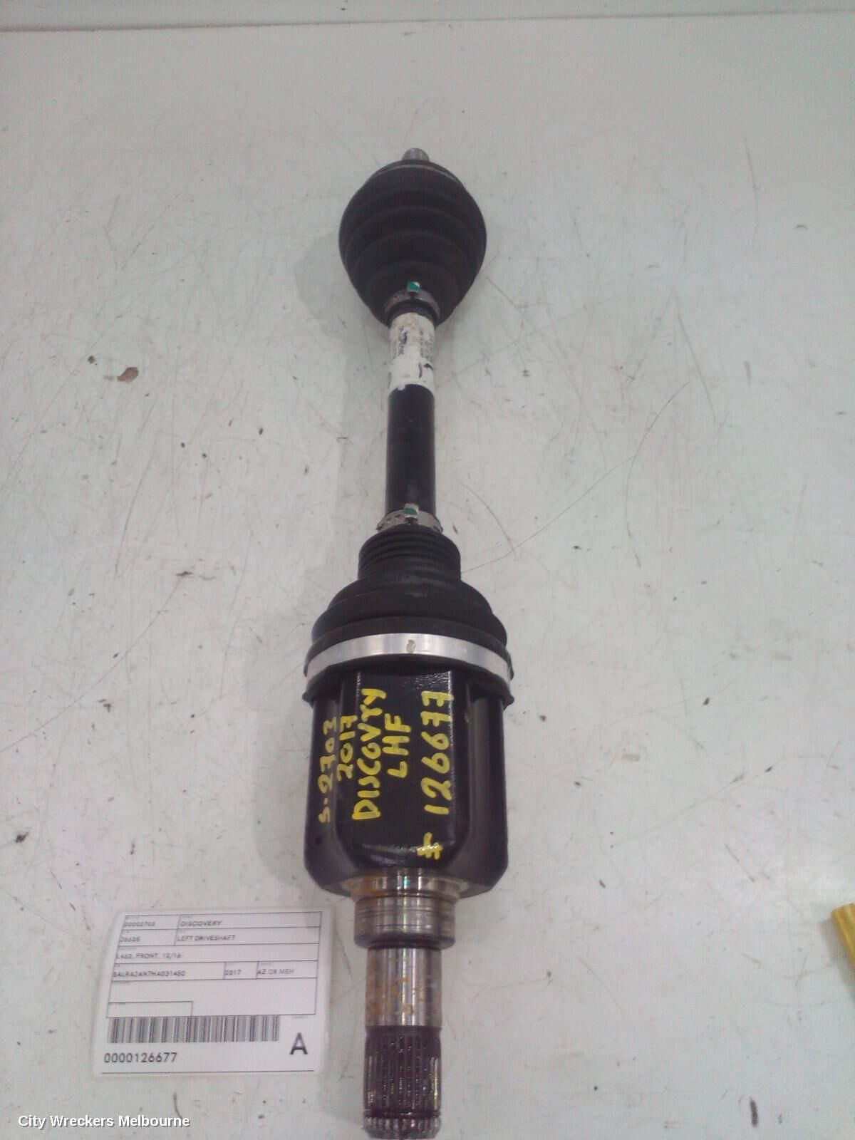 LAND ROVER DISCOVERY 2017 Left Driveshaft