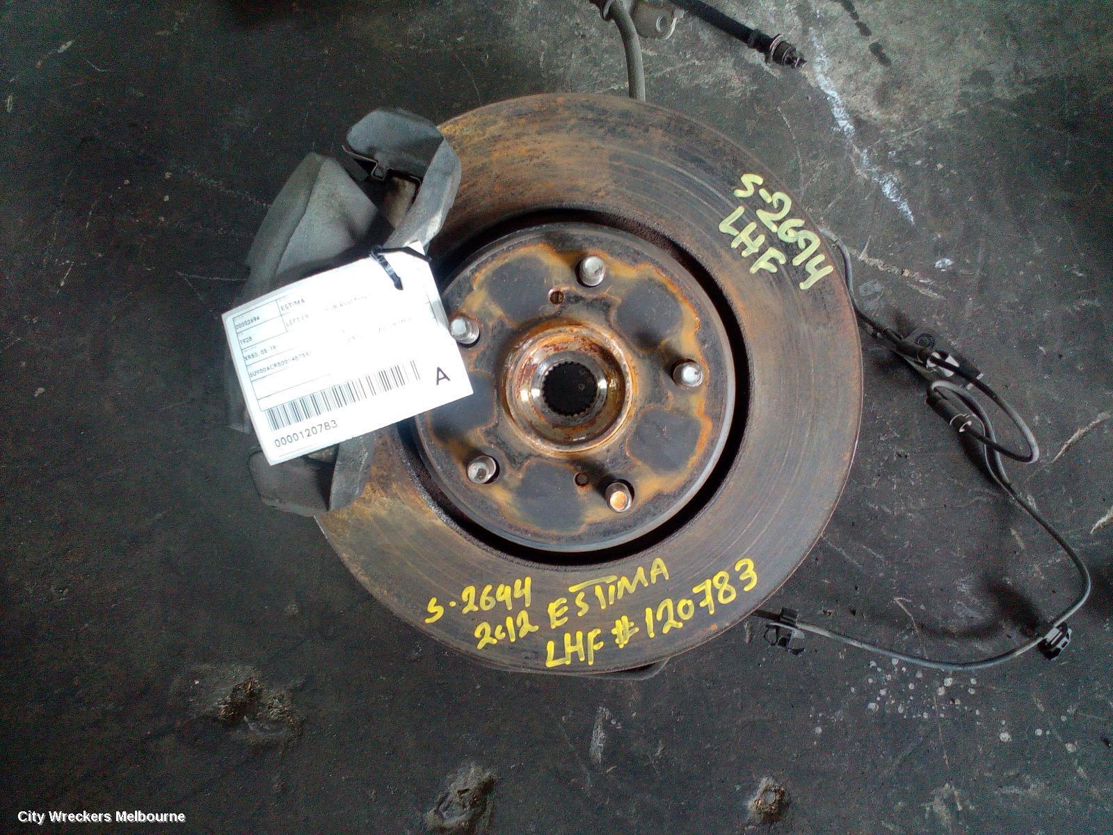 TOYOTA ESTIMA 2012 Left Front Hub Assembly