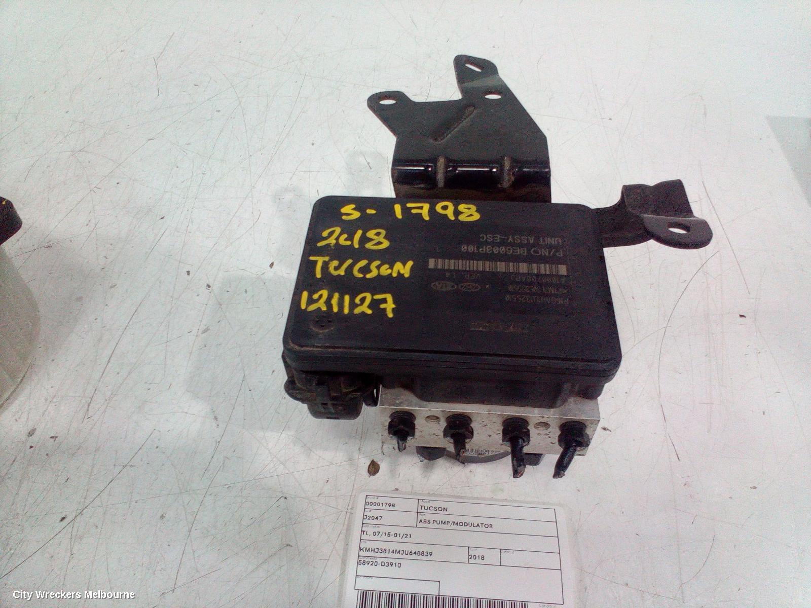 HYUNDAI TUCSON 2018 Abs Pump/Modulator