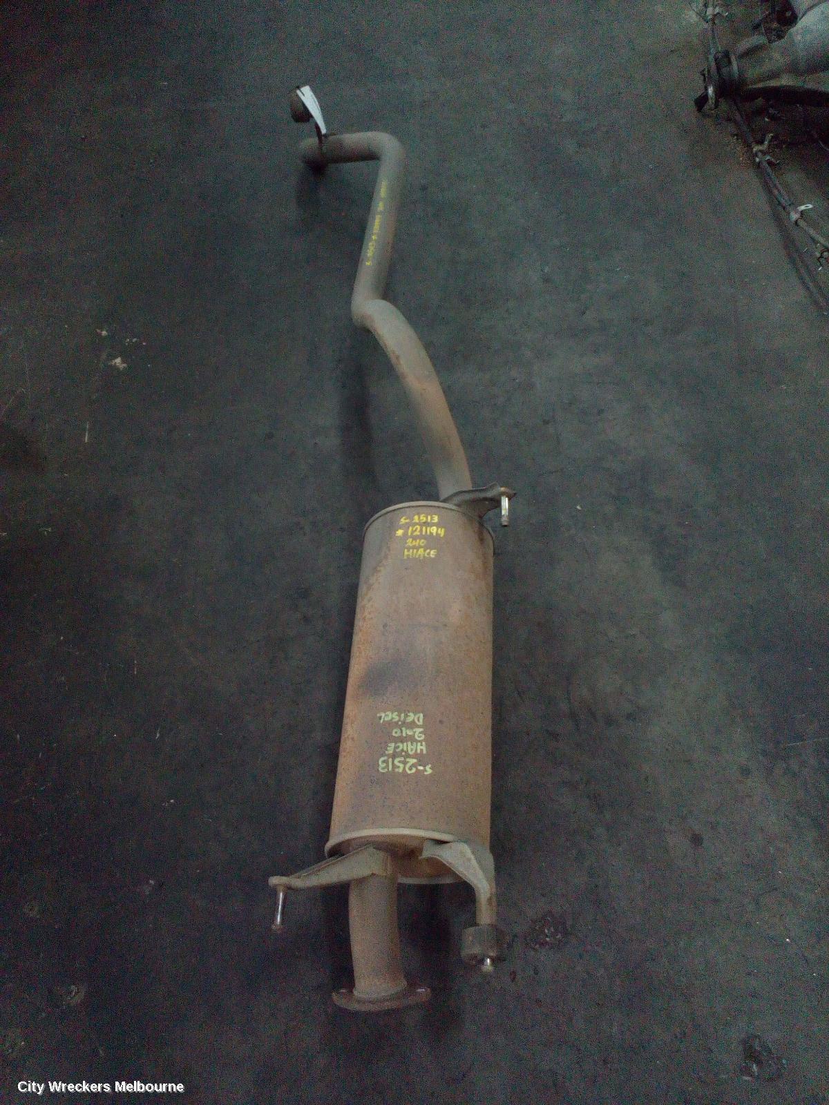 TOYOTA HIACE 2010 Exhaust System