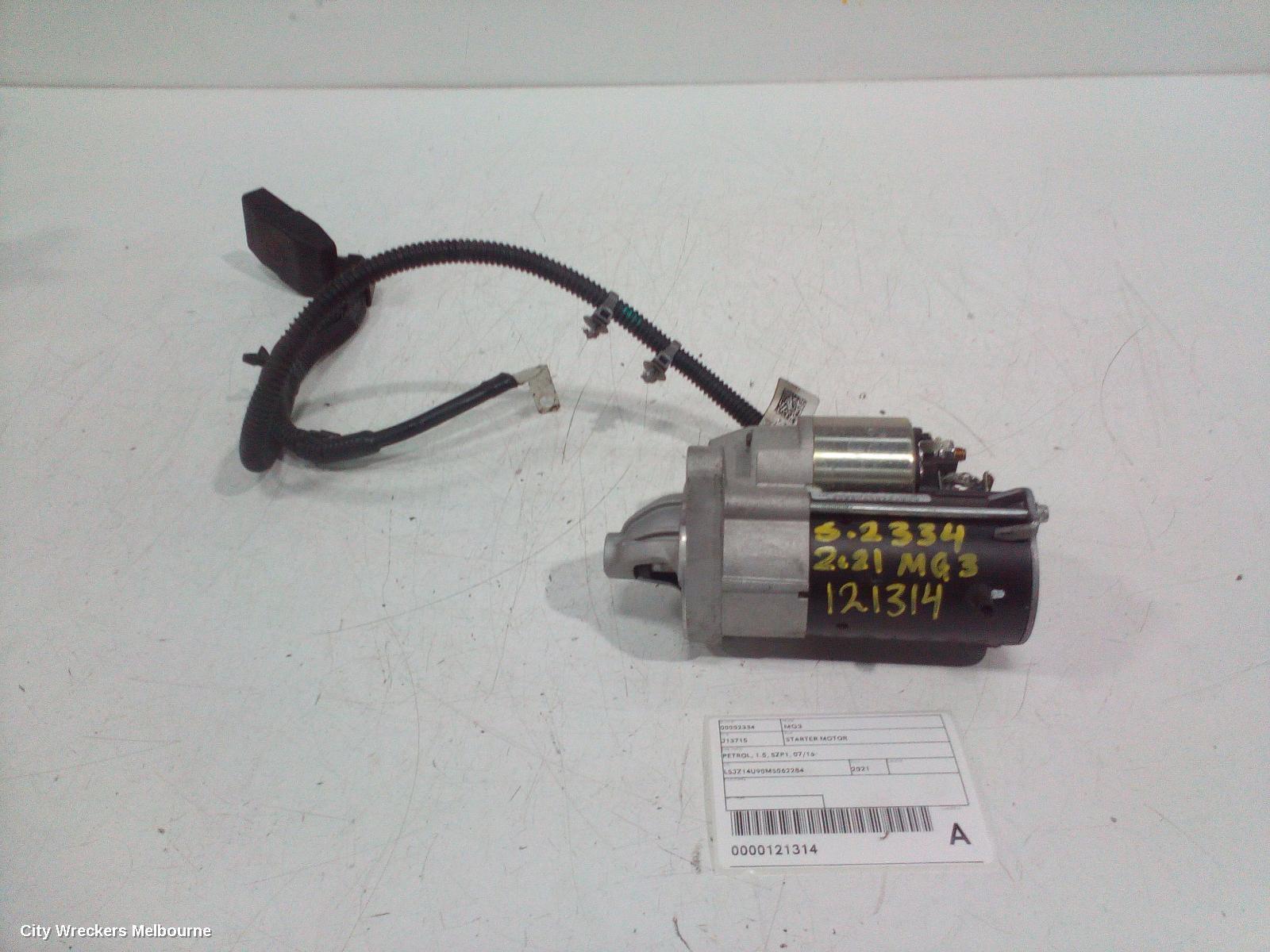 MG MG3 2021 Starter