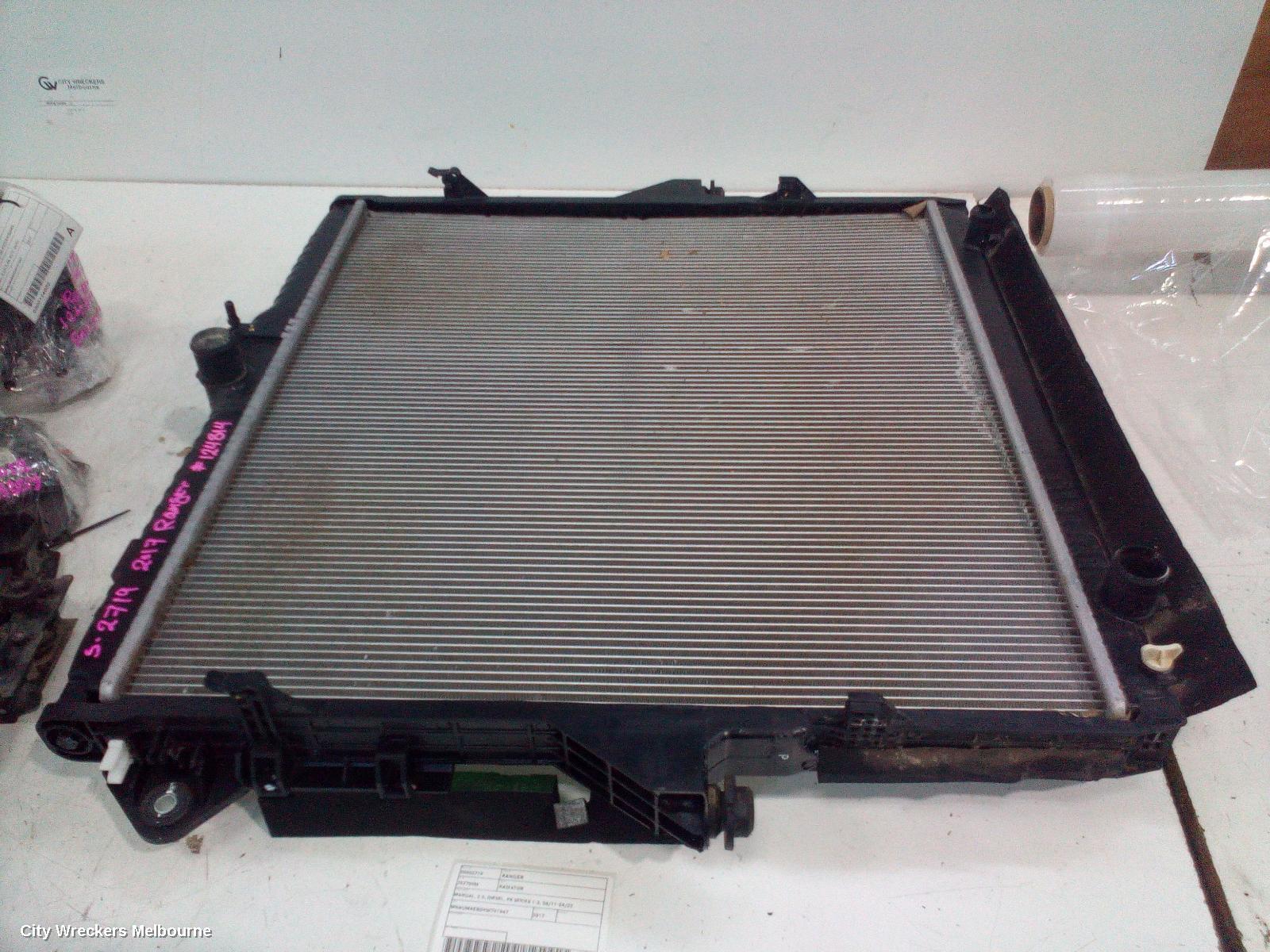 FORD RANGER 2017 Radiator
