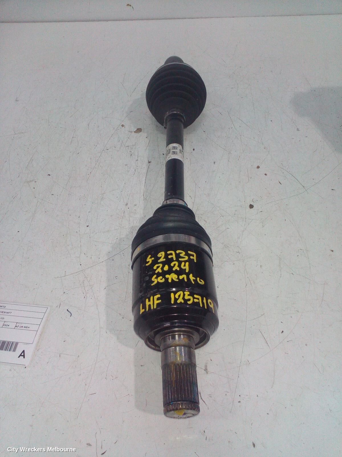 KIA SORENTO 2024 Left Driveshaft