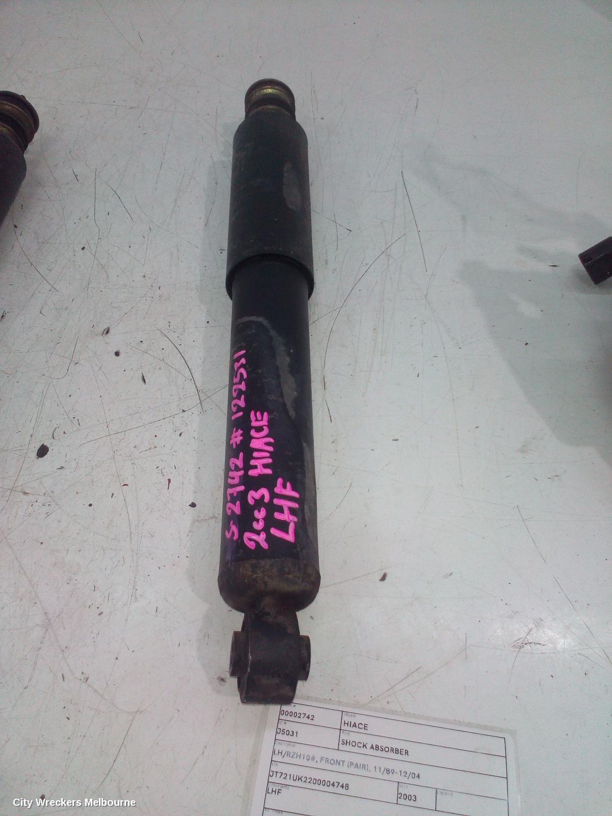 TOYOTA HIACE 2003 Shock Absorber
