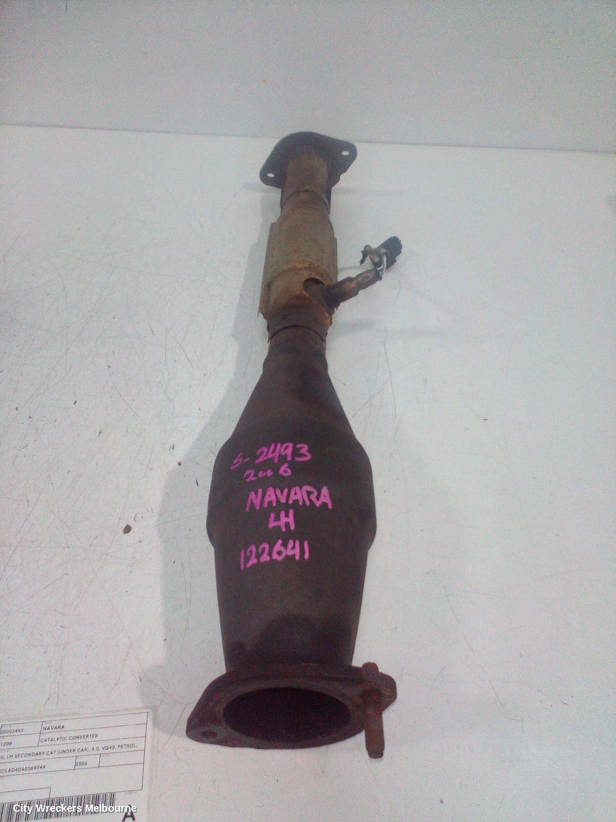 NISSAN NAVARA 2006 Catalytic Converter