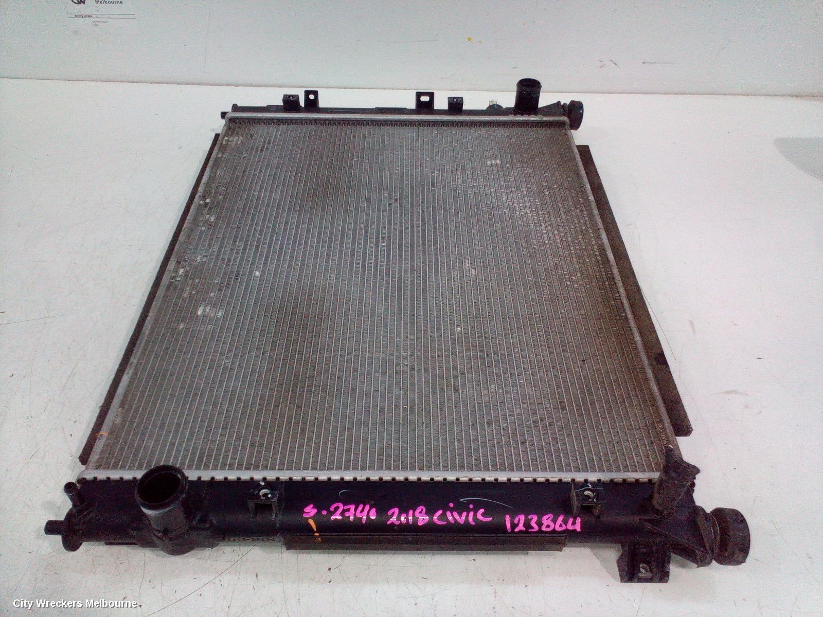 HONDA CIVIC 2018 Radiator