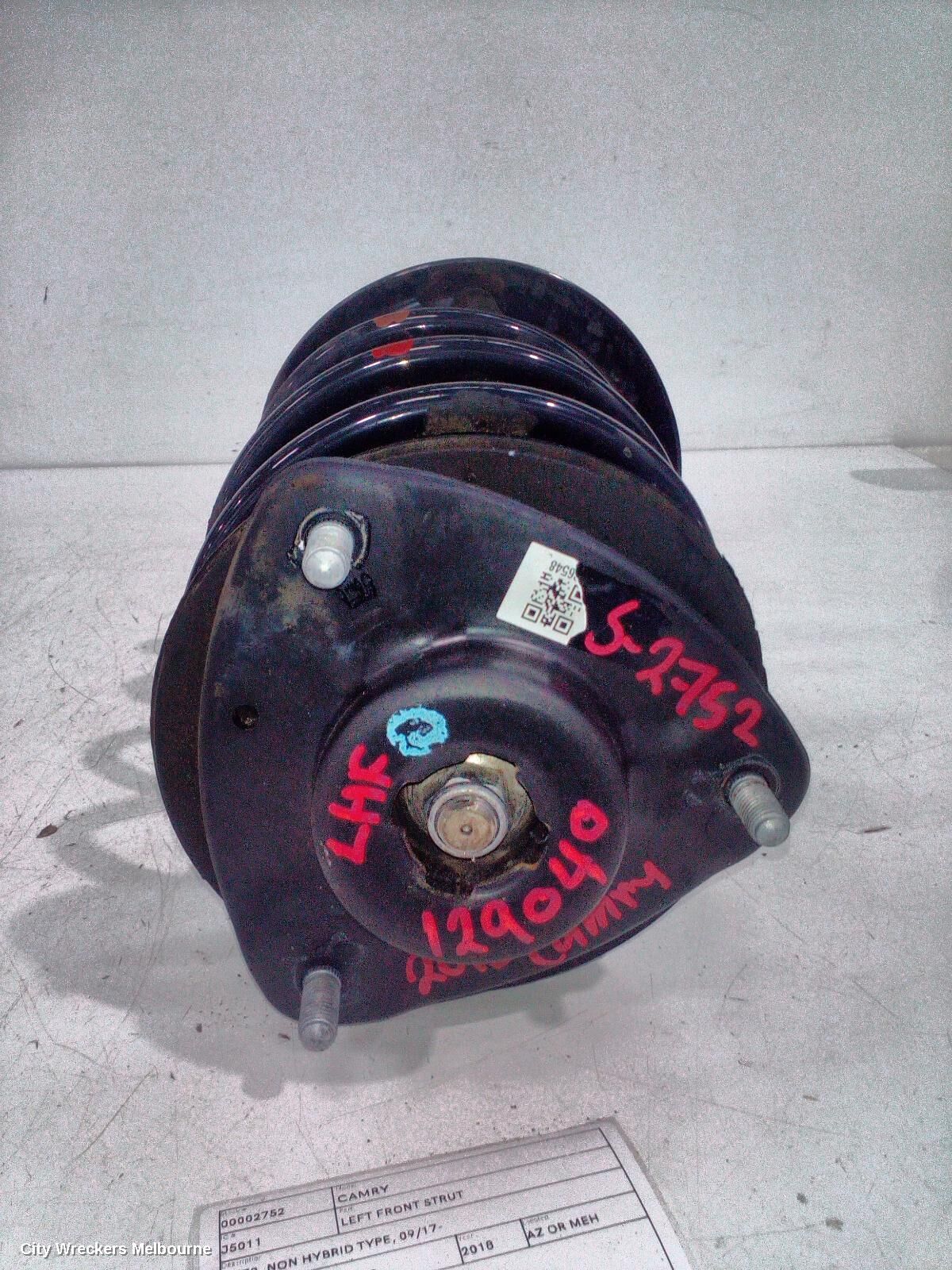TOYOTA CAMRY 2018 Left Front Strut